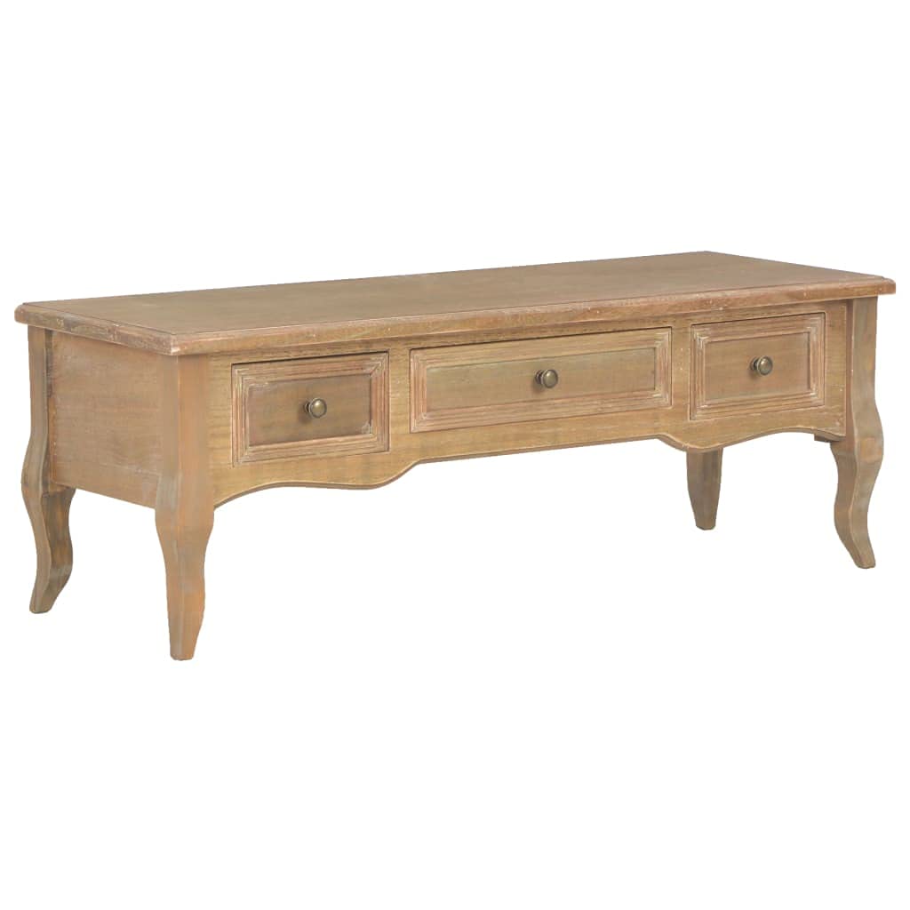 Modern Wood TV Stand Entertainment Center - 39.4