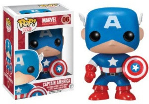 Funko Pop! Marvel Captain America Vinyl Figure - 3.75