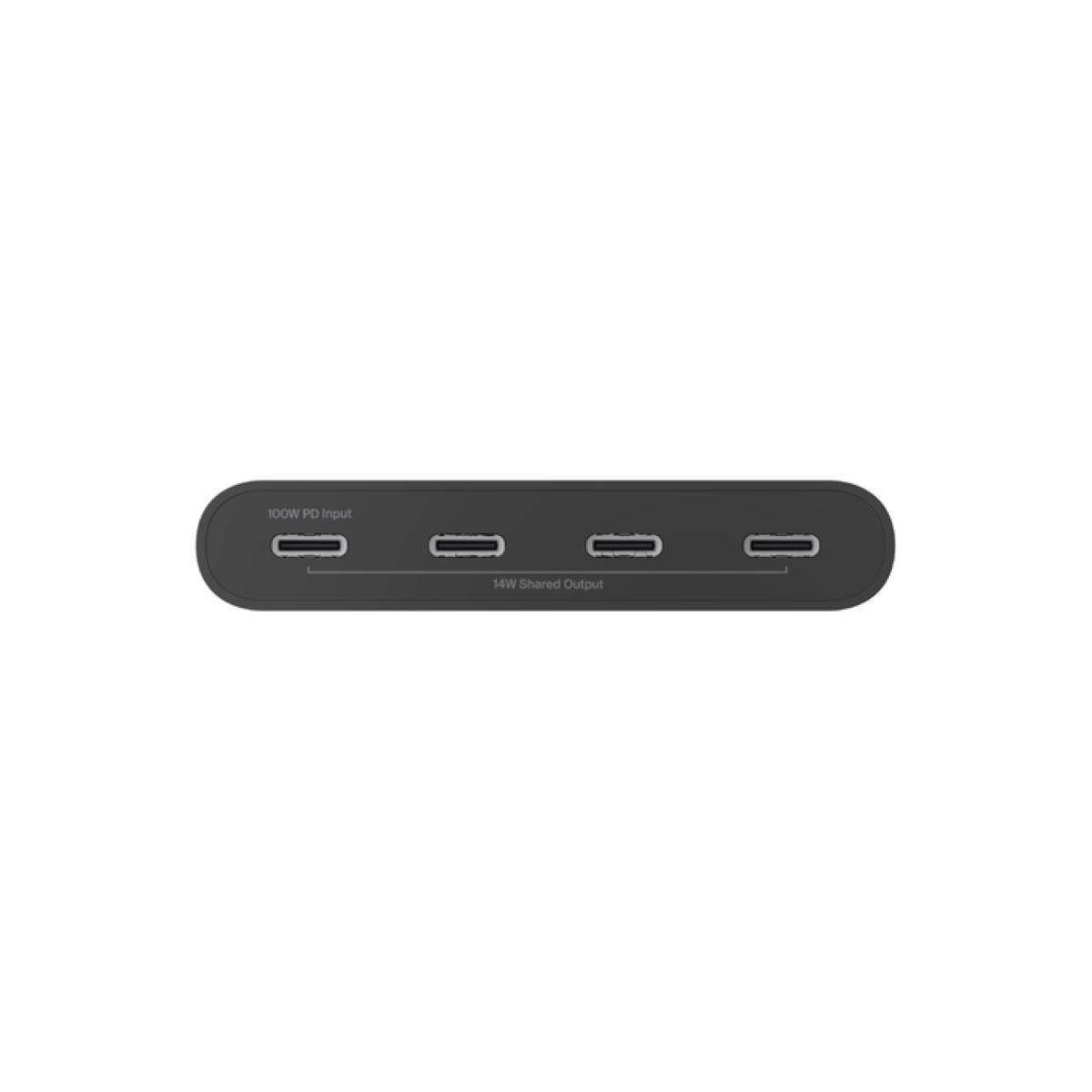 Belkin USB C Hub 4-Port USB C Adapter - High-Speed Data Transfer & Charging for MacBook, iPad Pro, Chromebook, and More (Perfect for Home Office, Travel, and Multi-Device Setup)