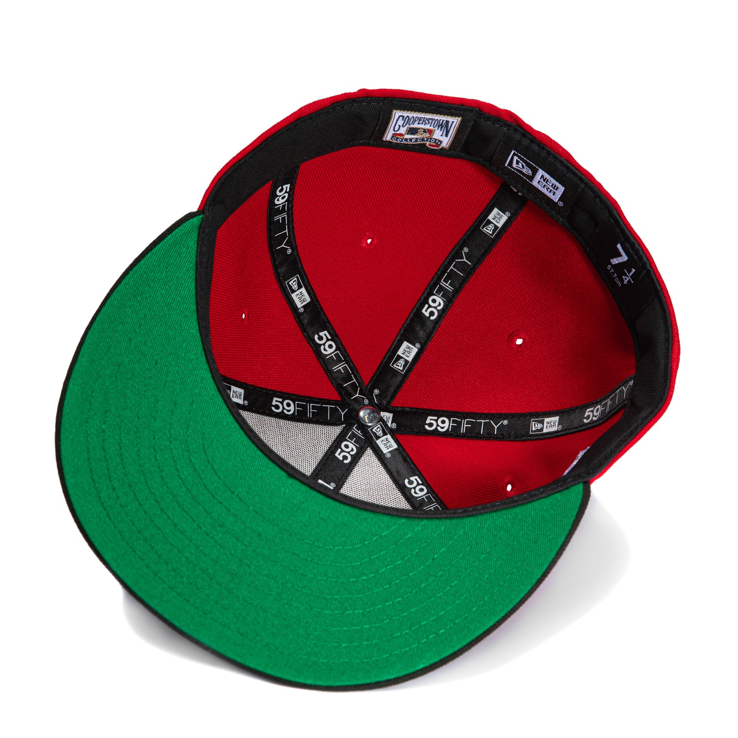 New Era 59Fifty Los Angeles Dodgers 50th Anniversary Snapback Hat with Stadium Patch - Red & Black - Official MLB Baseball Cap for Fans & Collectors - Perfect for Games, Gifts & Streetwear Fashion