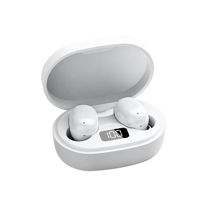 DX-05 True Wireless Earbuds with Bluetooth 5.3, Lightweight Comfortable In-Ear Headphones with Built-in Mic, IPX5 Waterproof, Hi-Fi Stereo Sound for Running, Gym, Workout & Travel (Black)