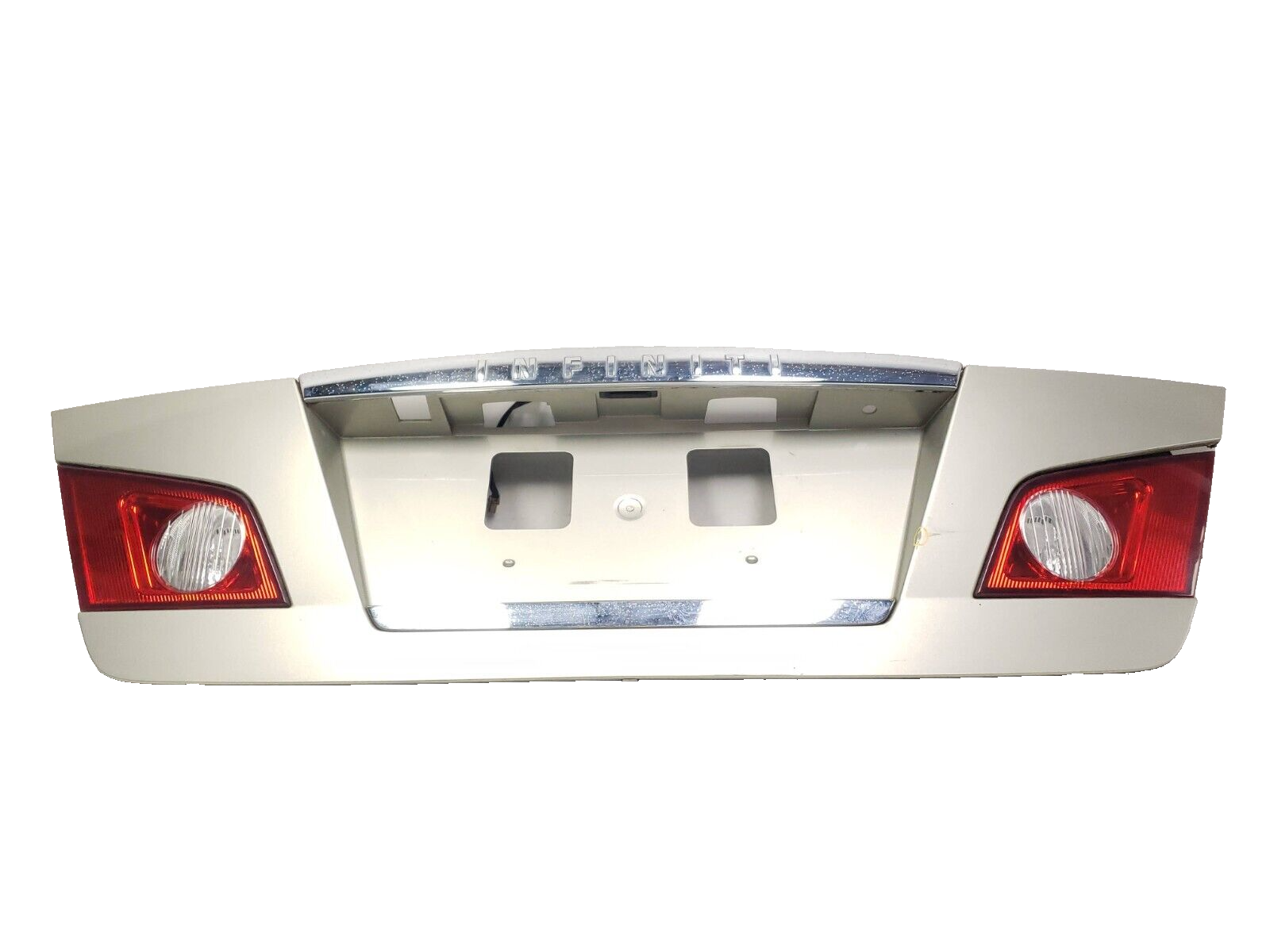 06-09 Infiniti M35 Trunk Trim Molding & License Plate Panel - OEM Replacement Part for Car Body Repair & Customization