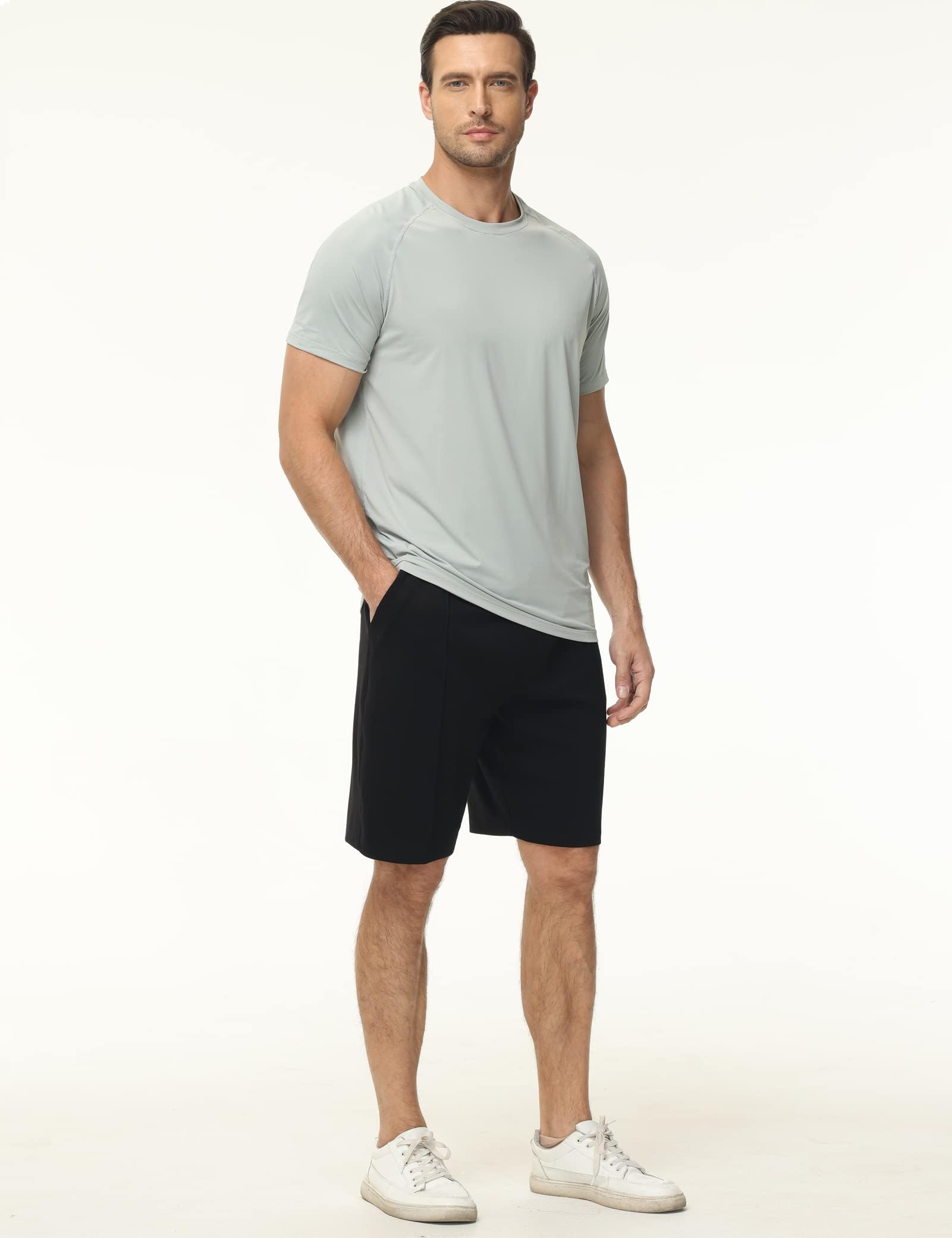 THE GYM MEN'S WORKOUT SHORTS - Athletic Loose Fit Training Shorts with Drawstring & Pockets for Gym, Running, Basketball & Lounge Wear