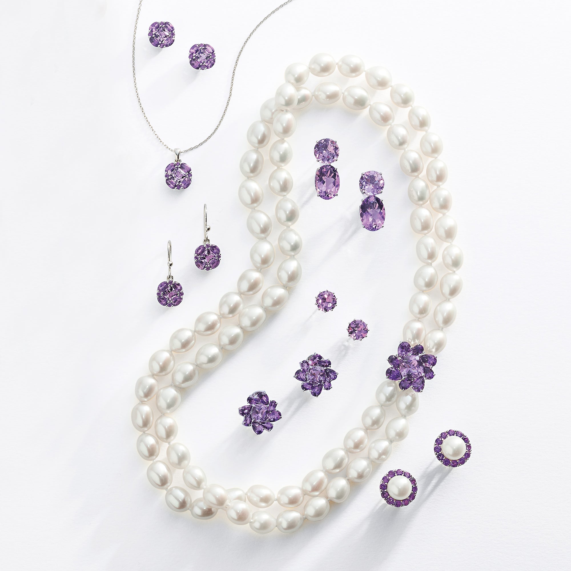 Dottie Amethyst Earrings for Women – Elegant Purple Gemstone Jewelry for Parties, Weddings & Everyday Wear