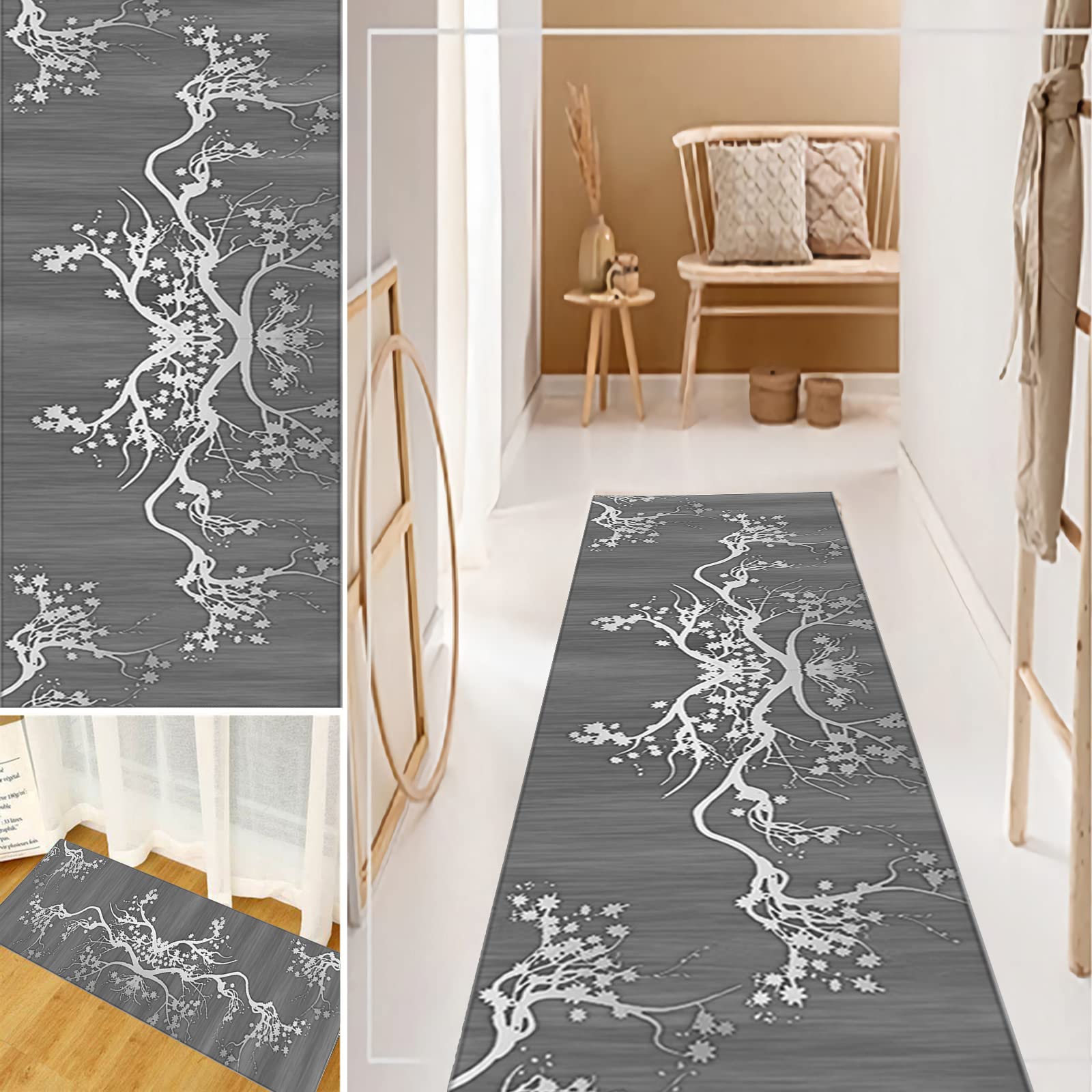 Non-Slip Hallway Runner Rug 2'4