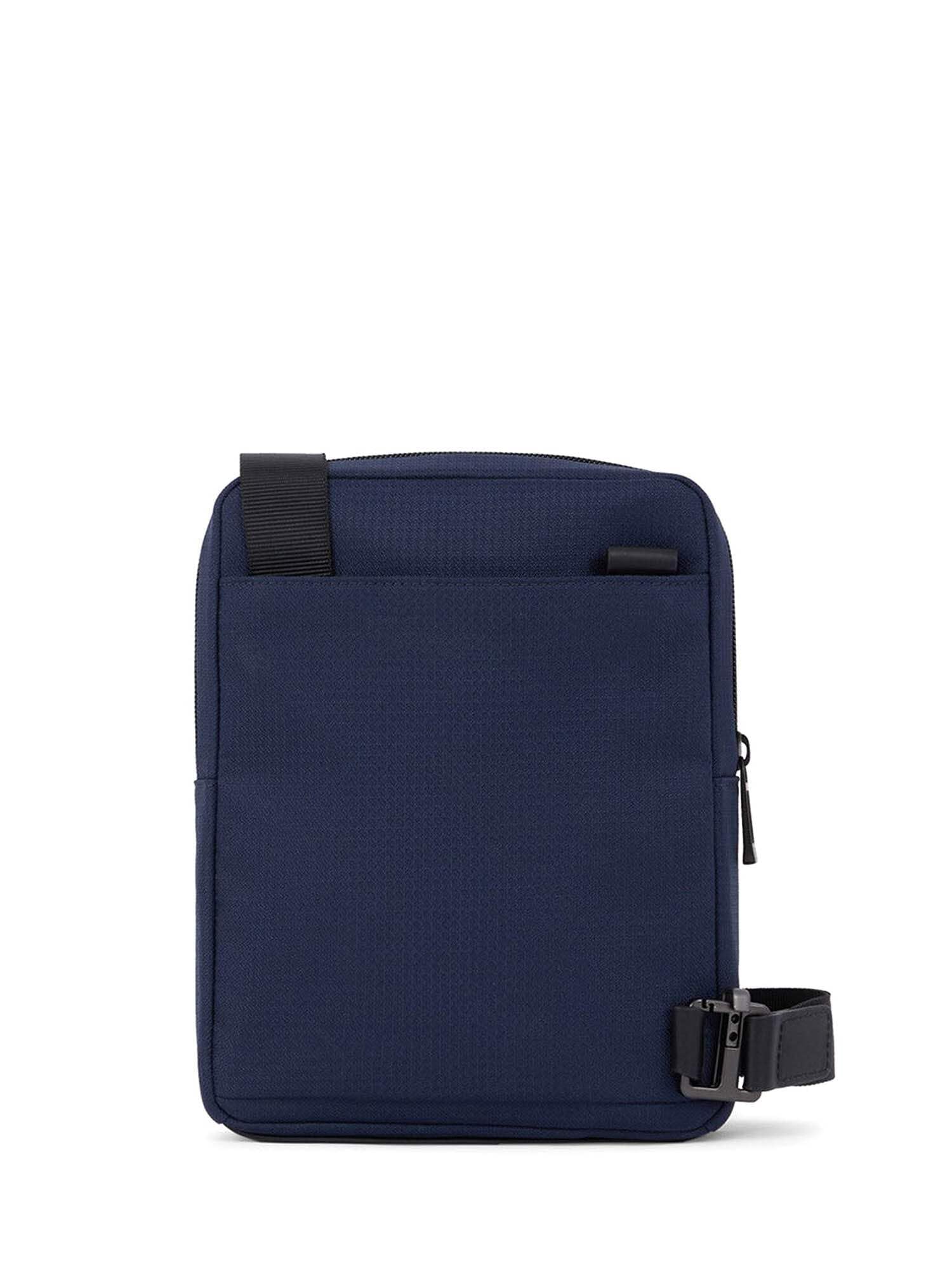 Premium PIQUADRO Small Fabric and Leather Crossbody Bag for Women - Stylish & Durable Everyday Purse for Work, Travel & Shopping