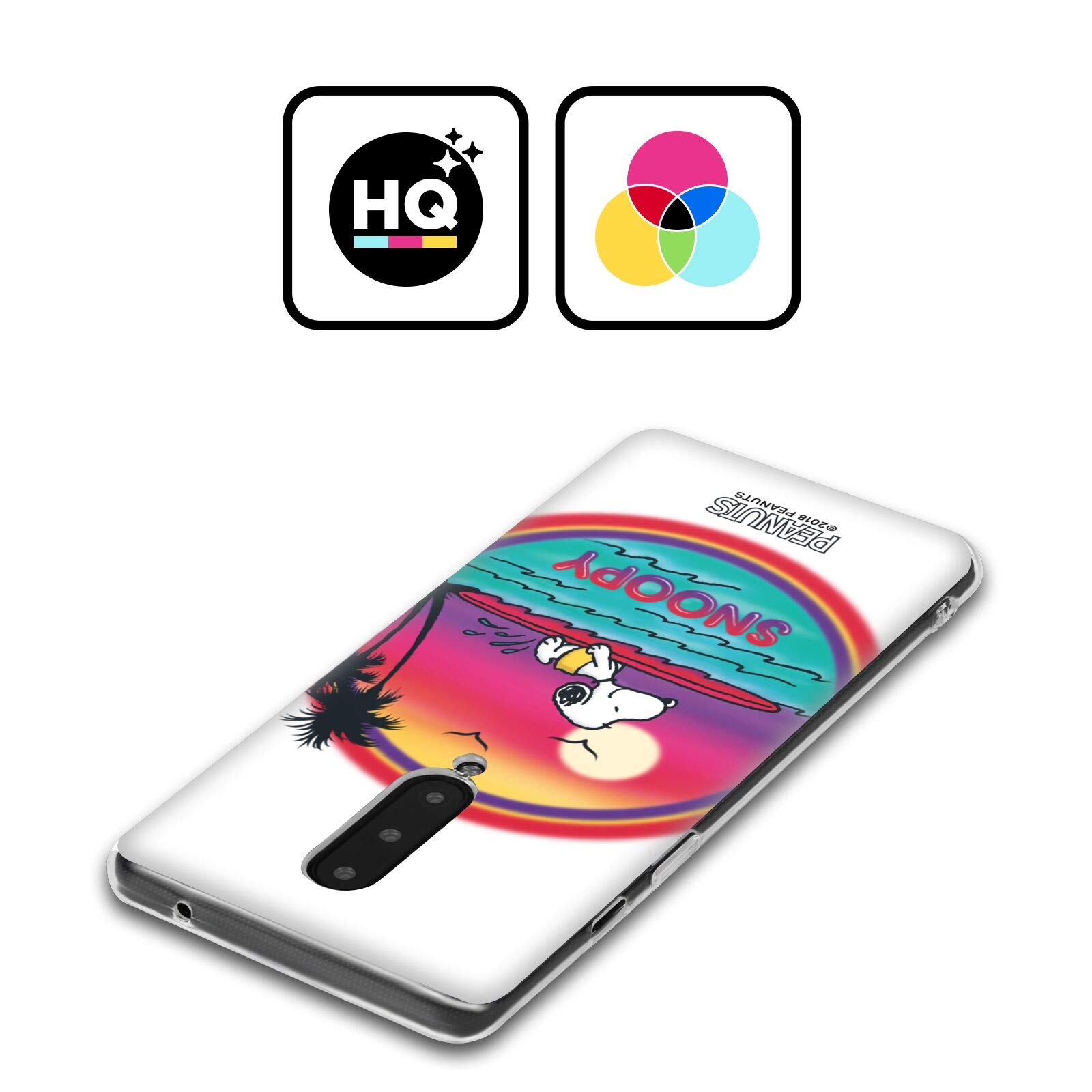 Peanuts Snoopy Soft Gel Case for Google Pixel 6a - Beach Surf Design for Summer Fun