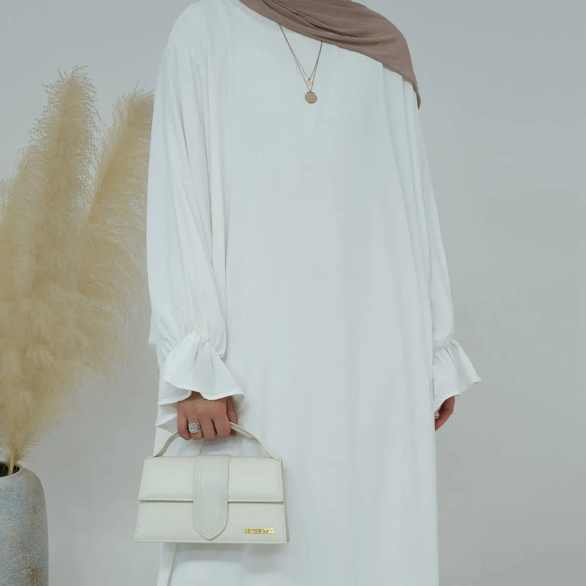 Modest Fashion Wrinkle-Resistant Abaya Dress for Women - Elegant Muslim Prayer Dress & Daily Wear