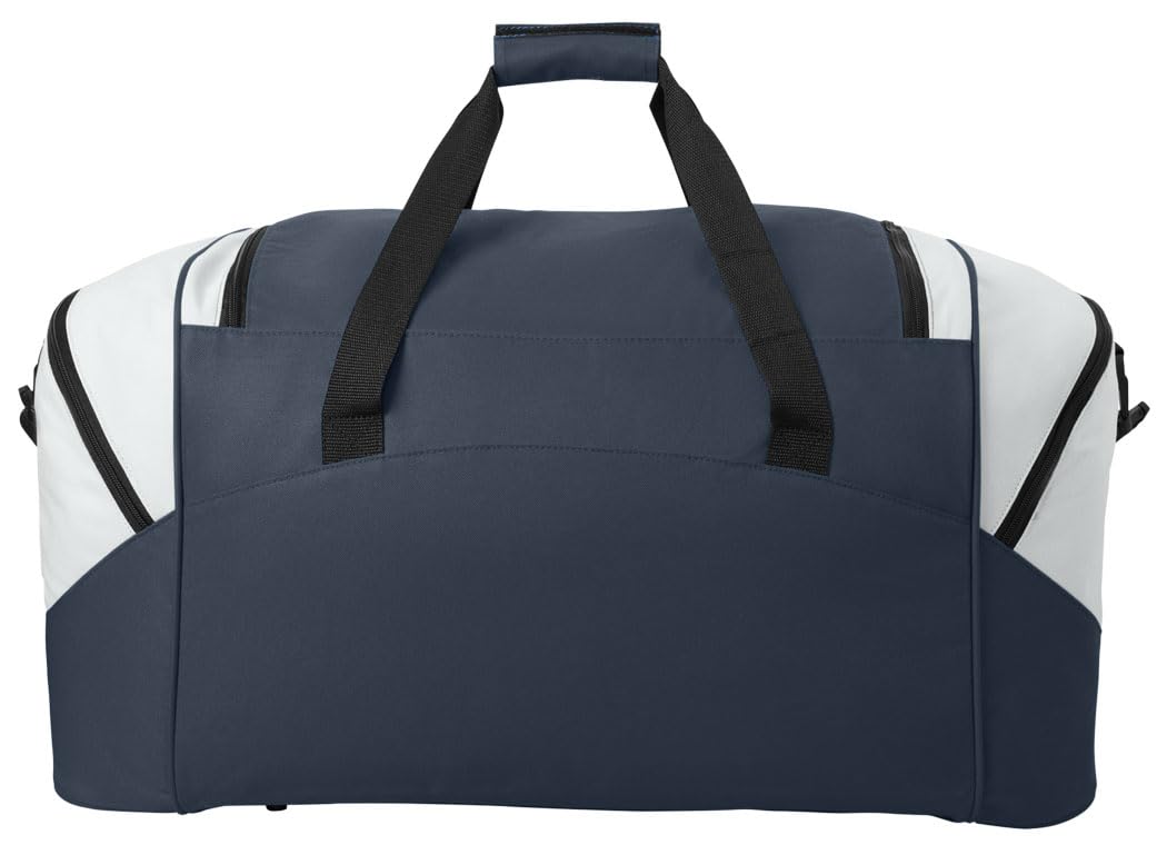 UNI Panthers Large Duffel Bag for Gym, Travel & Sports Gear - Durable Navy Blue University of Northern Iowa Athletic Bag for College Students, Workout & Weekend Trips