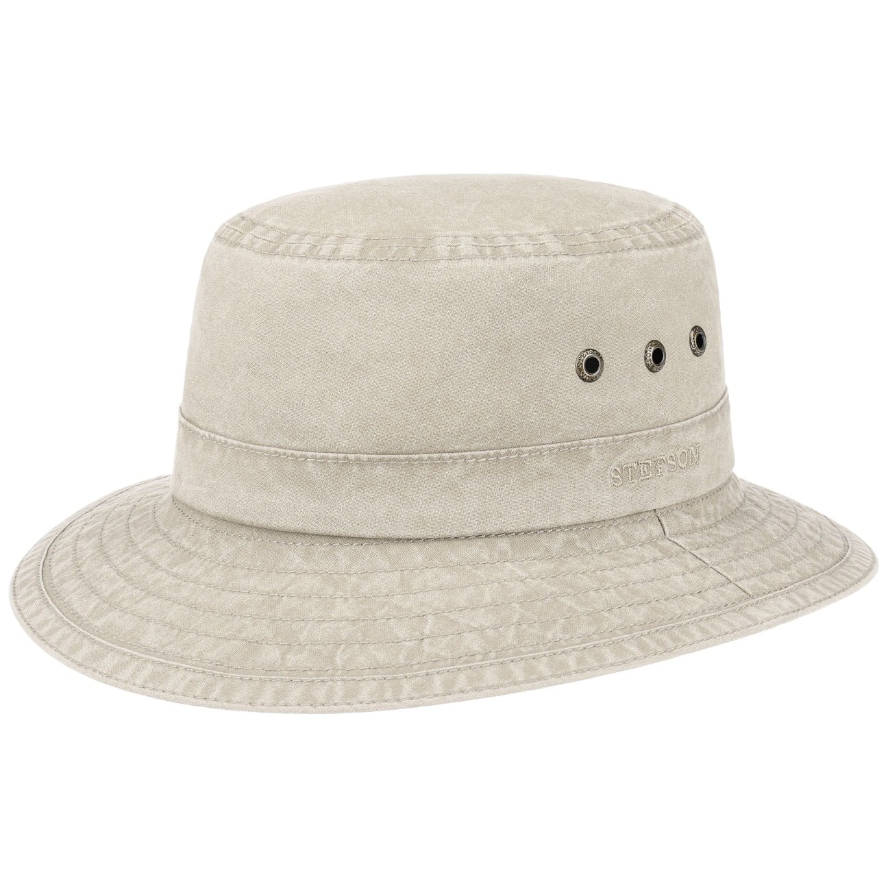 Stylish Stetson Reston Bucket Hat for Men & Women - UV Protection Summer Outdoor Hat for Beach, Hiking, and Travel
