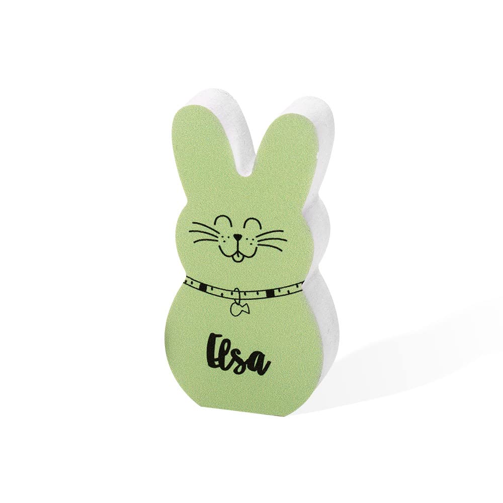 Personalized Easter Bunny Decorations - Custom Bunny Peeps Set, Unique Easter Gift for Grandma & Mom - Perfect for Easter Home Decor, Party Favors & Holiday Gifting