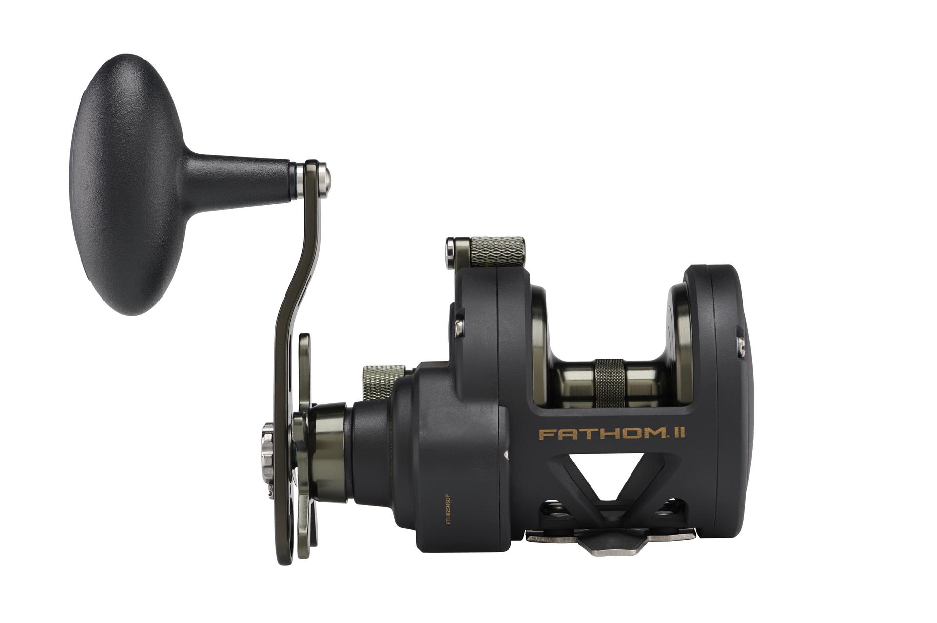 PENN Fathom™ II Star Drag Conventional Fishing Reel - Saltwater & Freshwater Fishing Gear for Offshore, Surf, and Boat Anglers