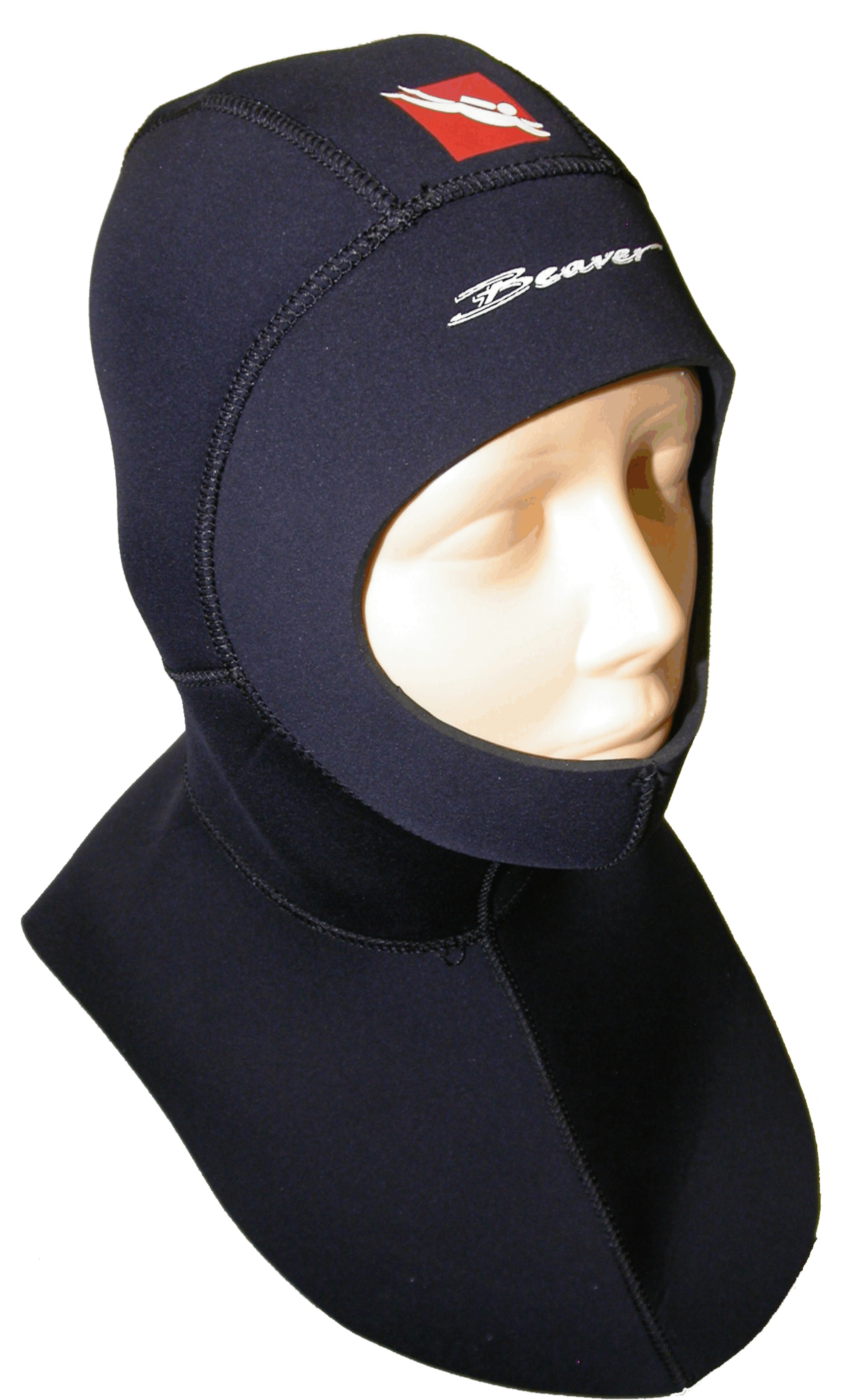 Beaver Pirate 3mm/5mm Semi Dry Wetsuit with Long Yoke Hood for Kids - Perfect for Surfing, Diving & Water Sports