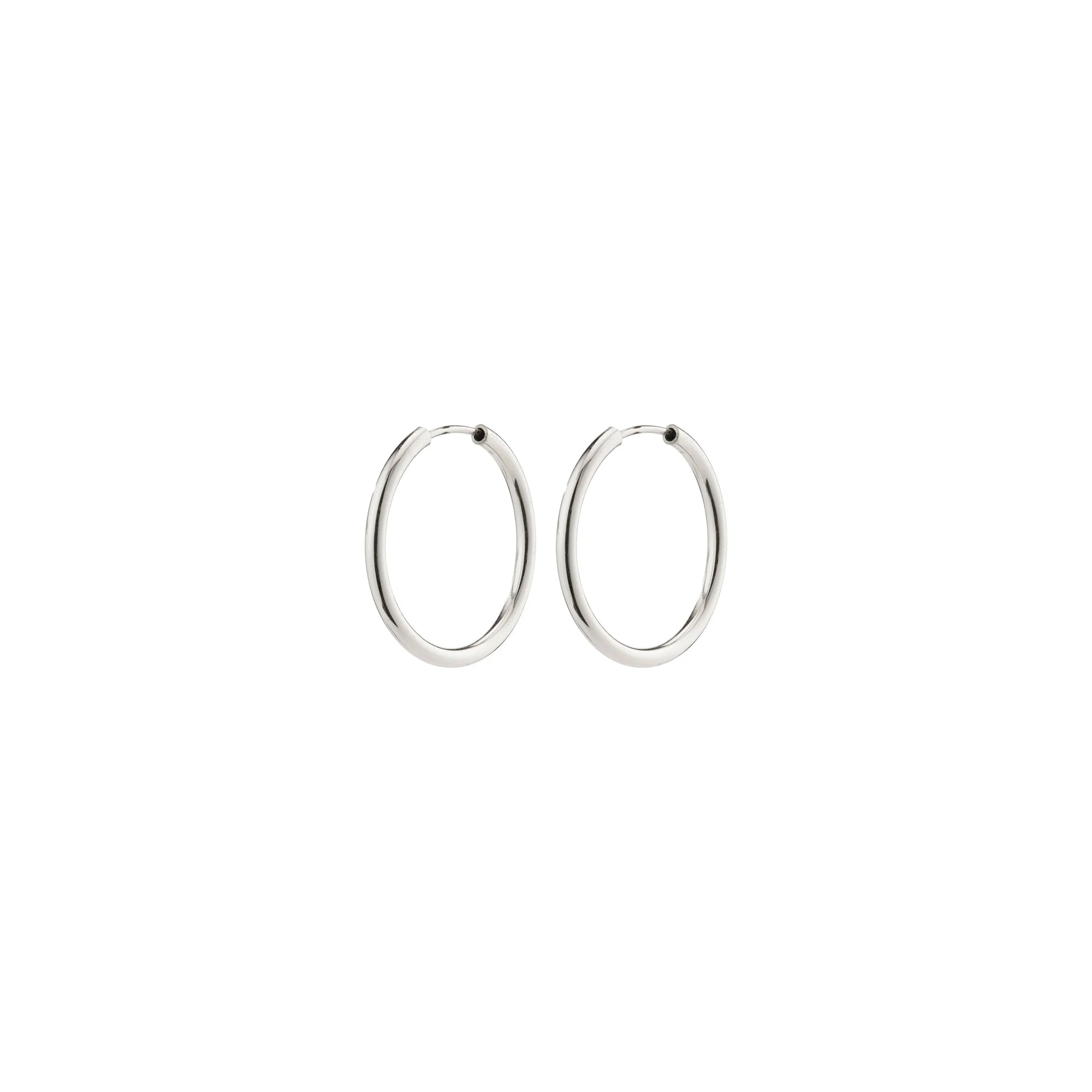 Pilgrim April Small Hoop Earrings - 14K Gold Plated or Sterling Silver - Dainty Minimalist Jewelry for Everyday Wear, Office & Date Night