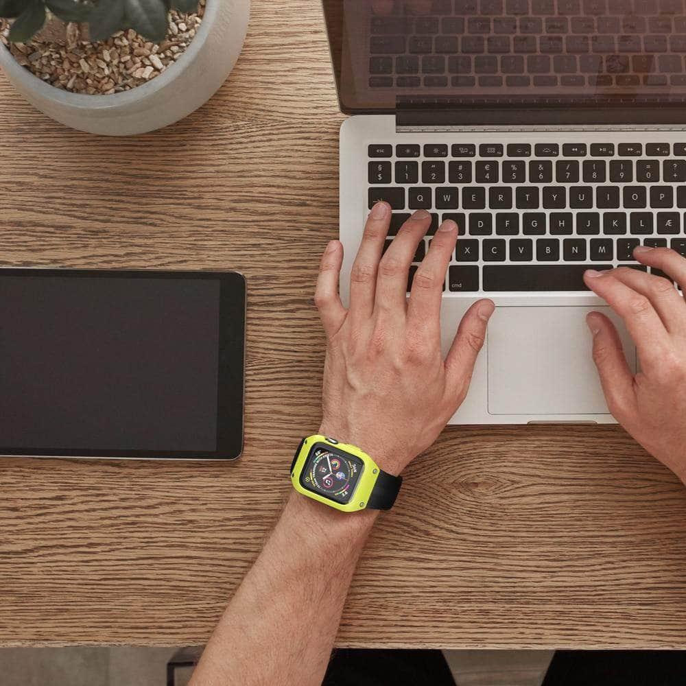 Durable Sports Band for Apple Watch Series 6/5/4/3/2/SE - 44mm 42mm 40mm 38mm - Perfect for Running, Gym & Outdoor Activities