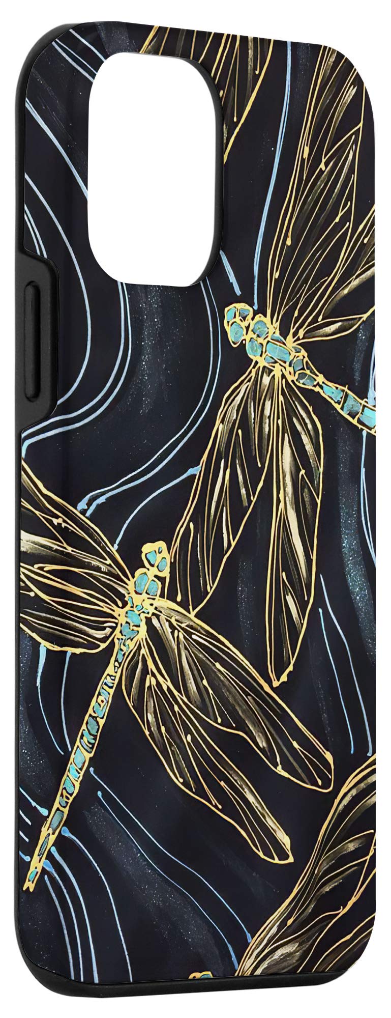 Cute Dragonfly iPhone 12 Mini Case - Slim Protective Cover for Men & Women | Perfect for Everyday Use, Work & Travel