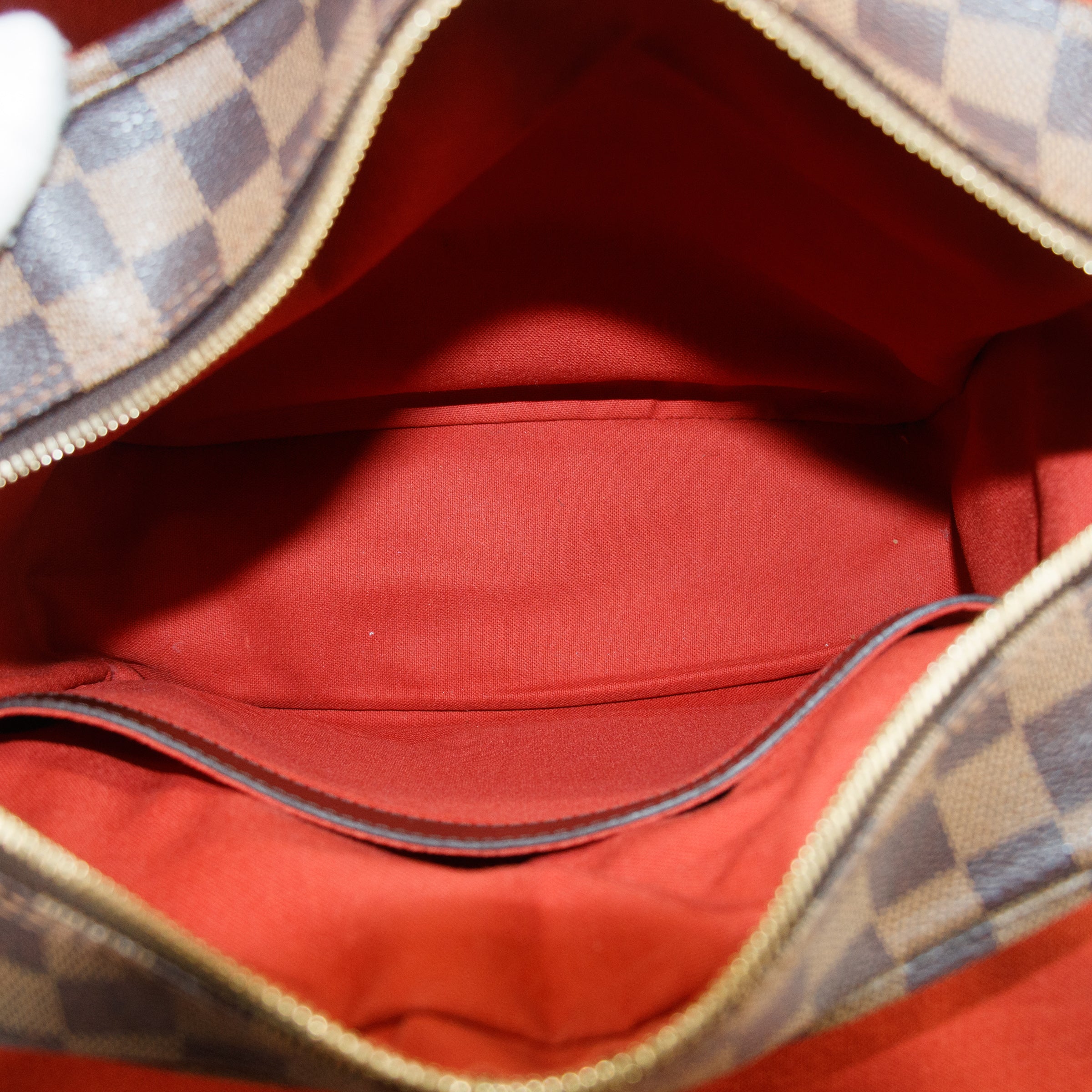 Authentic Louis Vuitton Damier Ebene Brown Naviglio Shoulder Bag #3418 - Luxury Crossbody Purse for Women, Perfect for Work, Travel & Everyday Use