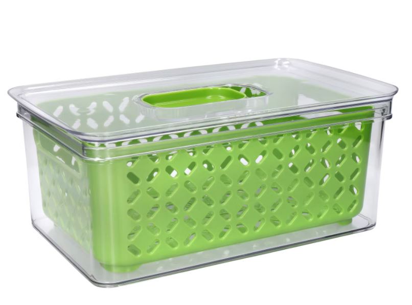 Fresh Keeper Food Storage Containers - Airtight, BPA-Free, Various Sizes (Small/Medium/Large) - Perfect for Meal Prep, Leftovers & Pantry Organization - Eco-Friendly Green Kitchen Essentials