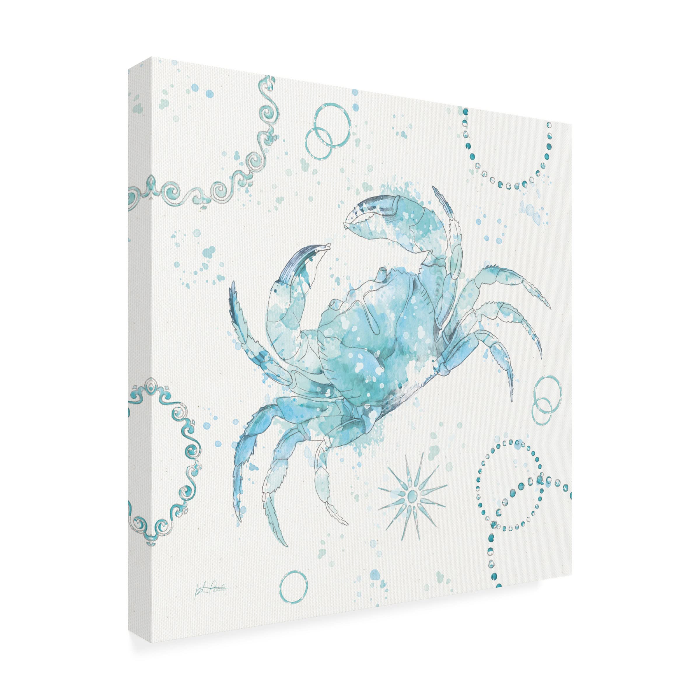 Trademark Fine Art 'Cedar Waxwing Border' Canvas Wall Art Print by Kathrine Lovell - Nature Inspired Bird Painting for Living Room, Bedroom & Office Decor