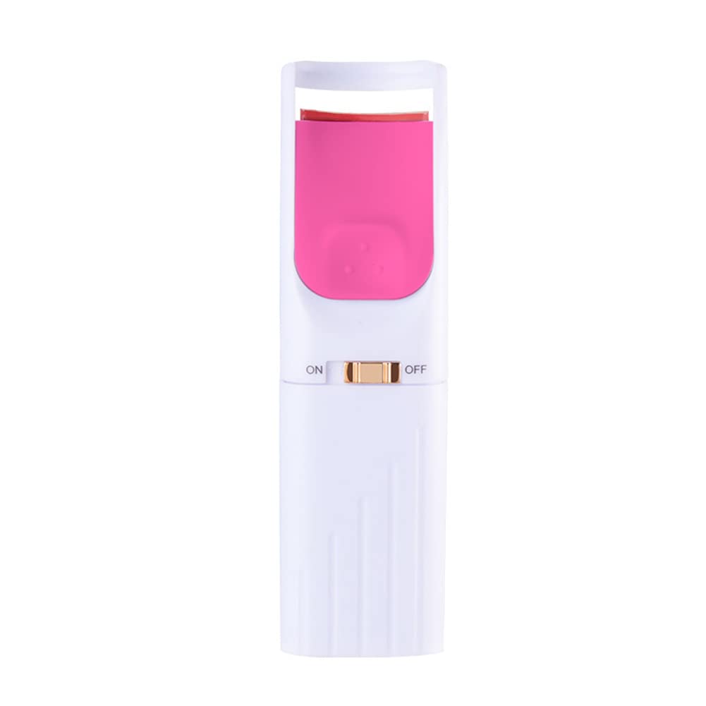 Katutude Electric Heated Eyelash Curler with Silicone Pads - Painless Constant Temperature Lash Curling Tool for Long Lasting Natural Curls | Perfect for Daily Makeup, Salon Use & Travel
