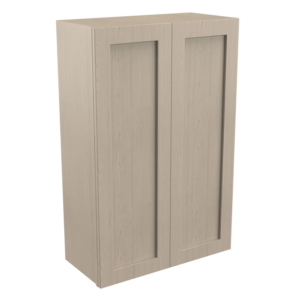 2 Door Wall Kitchen Cabinet with Elegant Stone Finish - 27W x 42H x 12D - Perfect for Small Kitchens, Bathrooms, and Laundry Rooms Storage