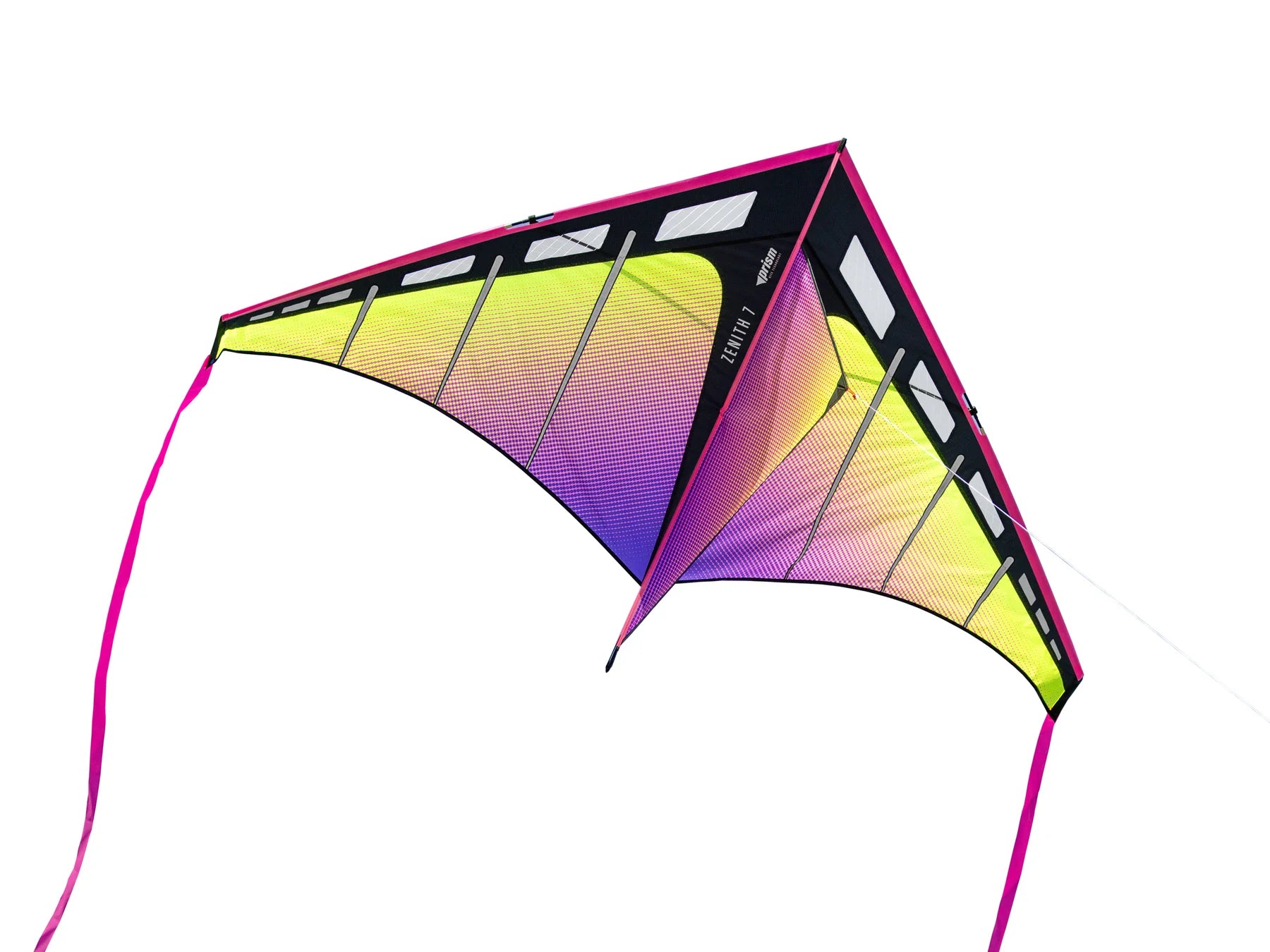 Prism Zenith 7 Stunt Kite - Professional Dual Line Kite with Plasma Design | Perfect for Beach Flying, Park Sports & Outdoor Family Activities