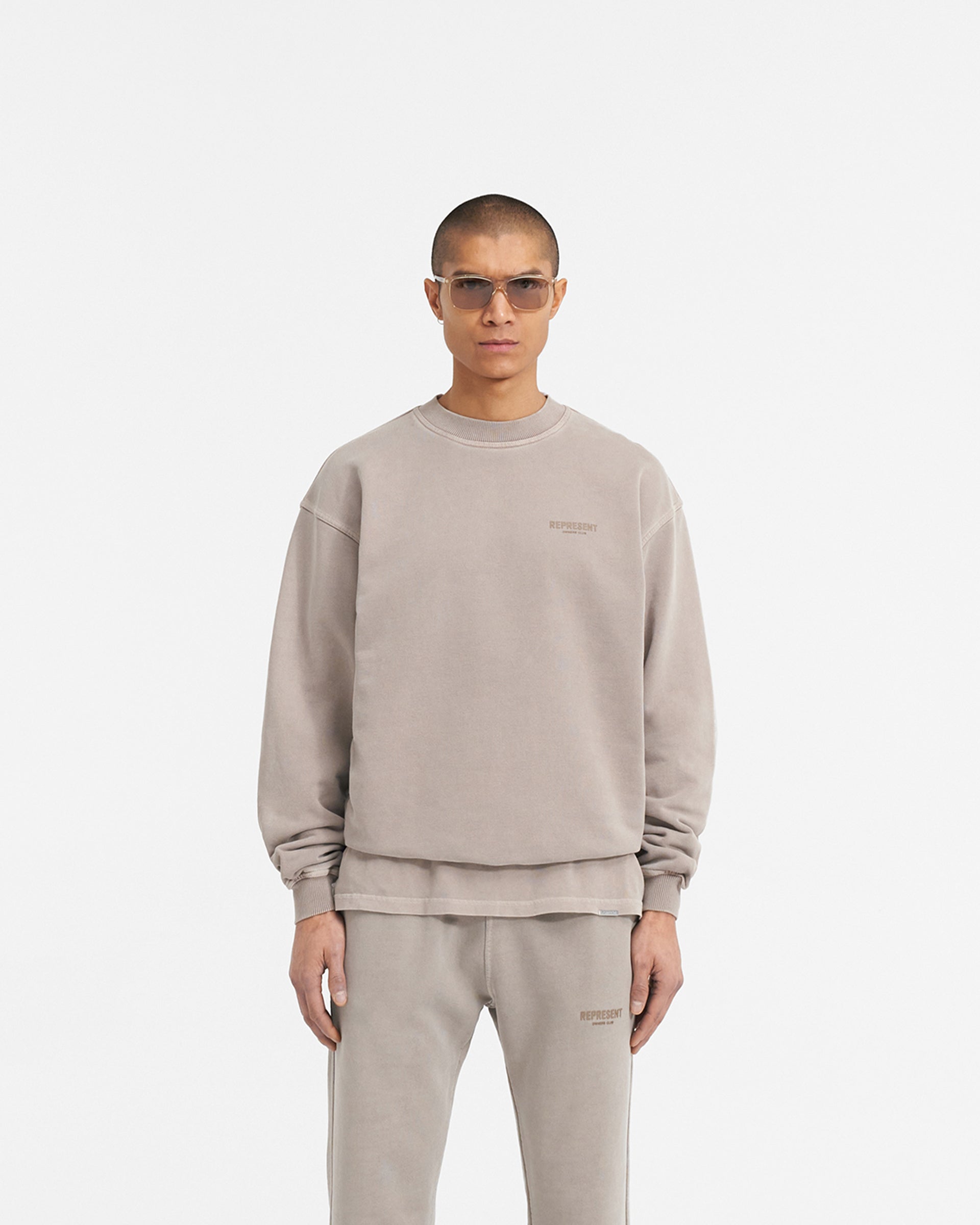 Represent Owners Club Sweater - Premium Mushroom Knit Pullover for Men & Women | Cozy Streetwear Fashion for Fall & Winter | Perfect for Casual Outings, Date Nights, and Urban Lifestyle