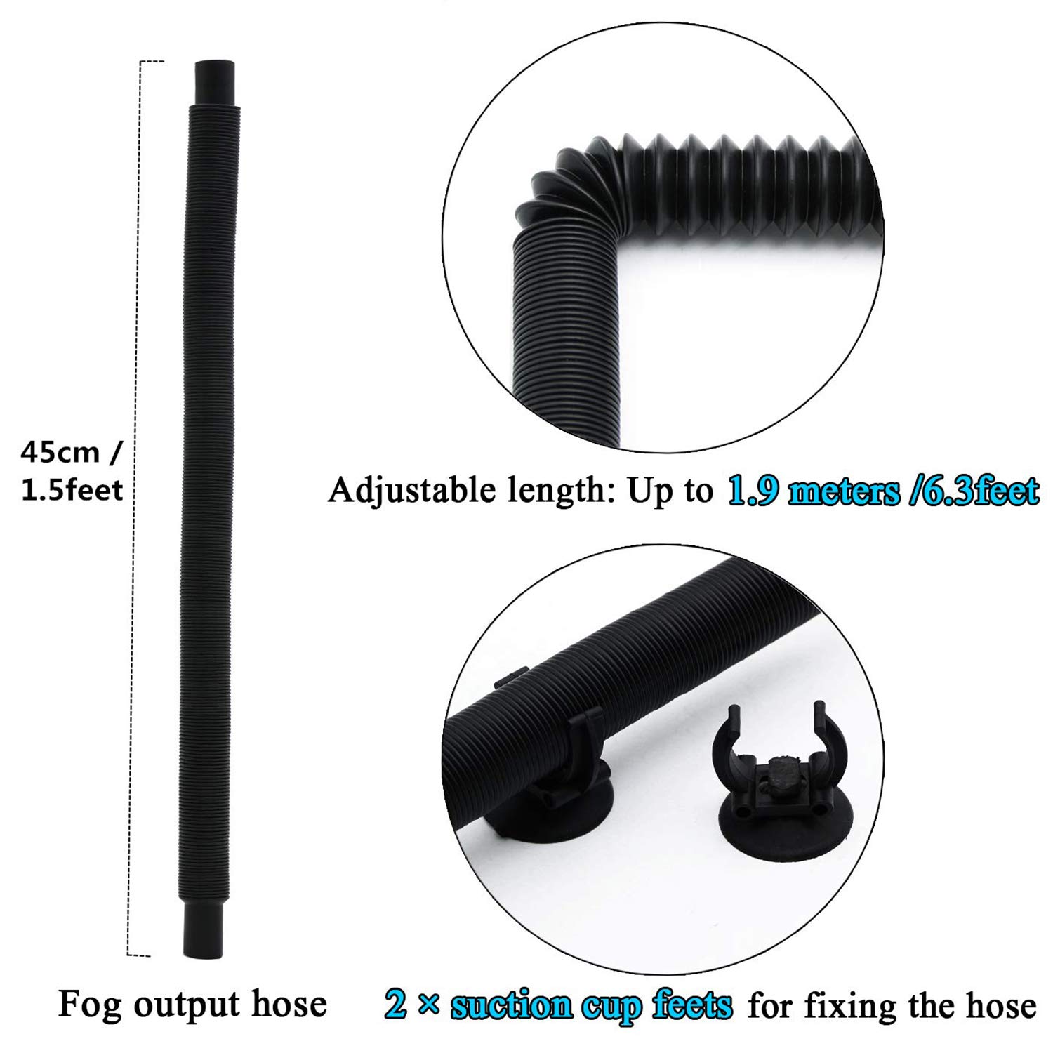 Coospider 3L Reptile Fogger Terrarium Humidifier - 380L/h High Output Mister for Reptiles, Amphibians & Herps - Ideal for Tropical Terrariums, Vivariums & Pet Habitats