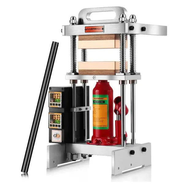 Dabpress 4 Ton Rosin Press - Upgraded Hydraulic Heat Press Machine for DIY Rosin Extraction, Essential Oil Making - Perfect for Home Use & Small Business