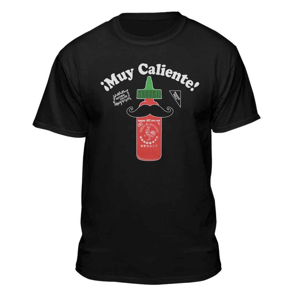Official Sriracha Muy Caliente Hot Sauce Funny Humor T-Shirt | Spicy Food Lover Gift | Perfect for Cooking Enthusiasts & Hot Sauce Fans