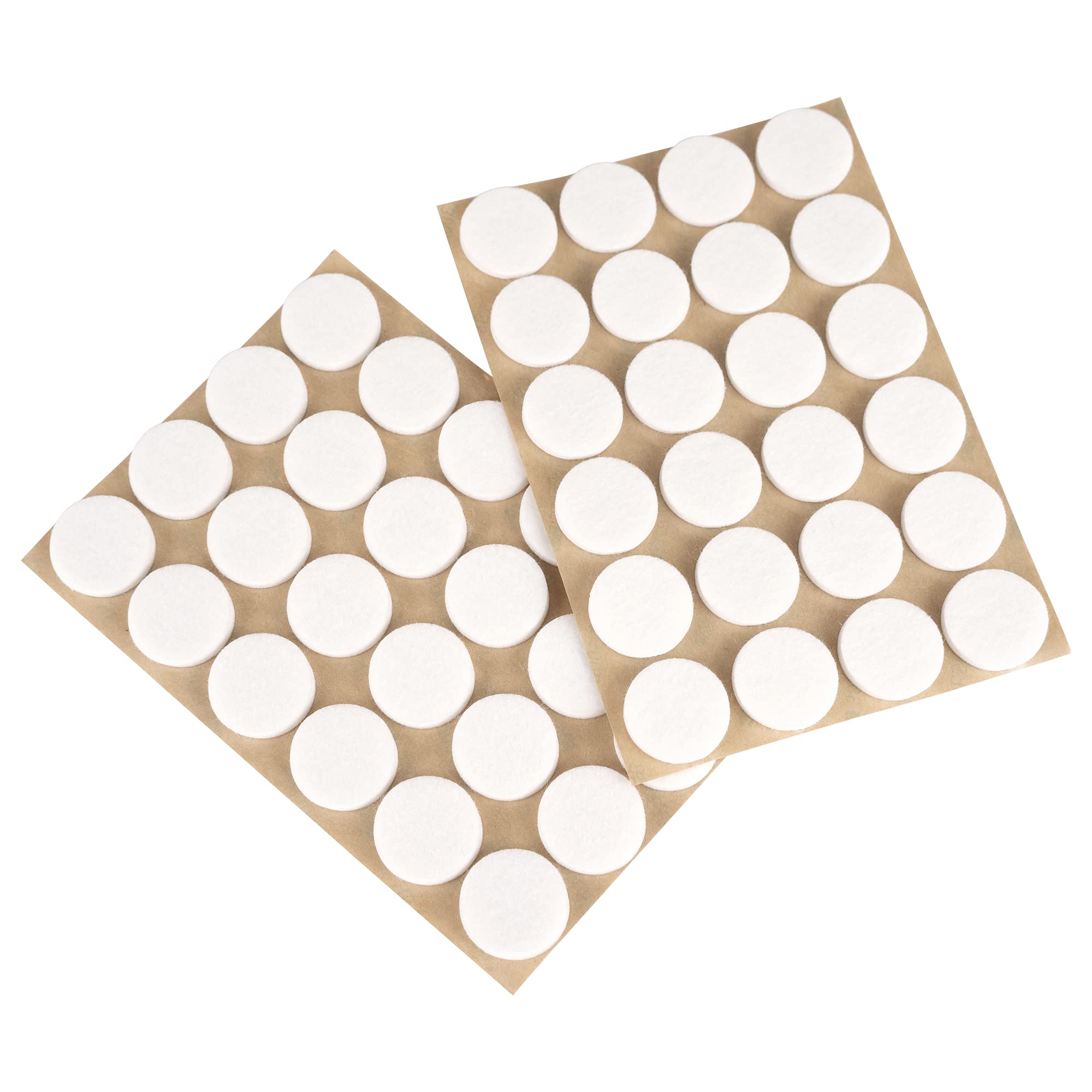3M Self-Adhesive Furniture Felt Pads - 1 Inch (25mm) Round Floor Protectors - 96 Pack White - Prevents Scratches on Hardwood Floors & Furniture - Ideal for Chairs, Tables & Cabinets