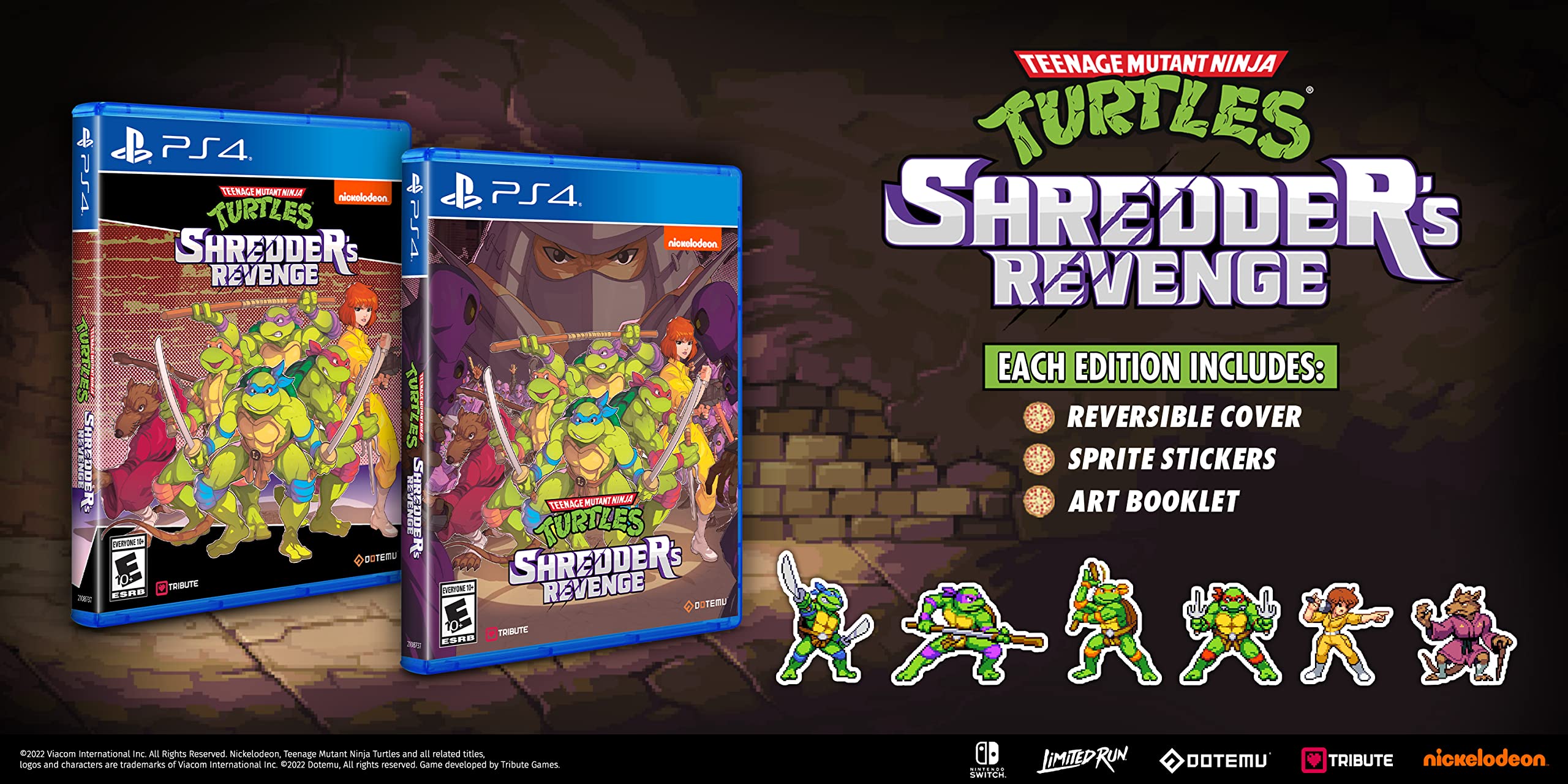 Teenage Mutant Ninja Turtles: Shredder's Revenge - PS4 Game | Action-Adventure Beat 'Em Up | Play with Friends in Co-op Mode | Perfect for TMNT Fans and Retro Gaming Enthusiasts