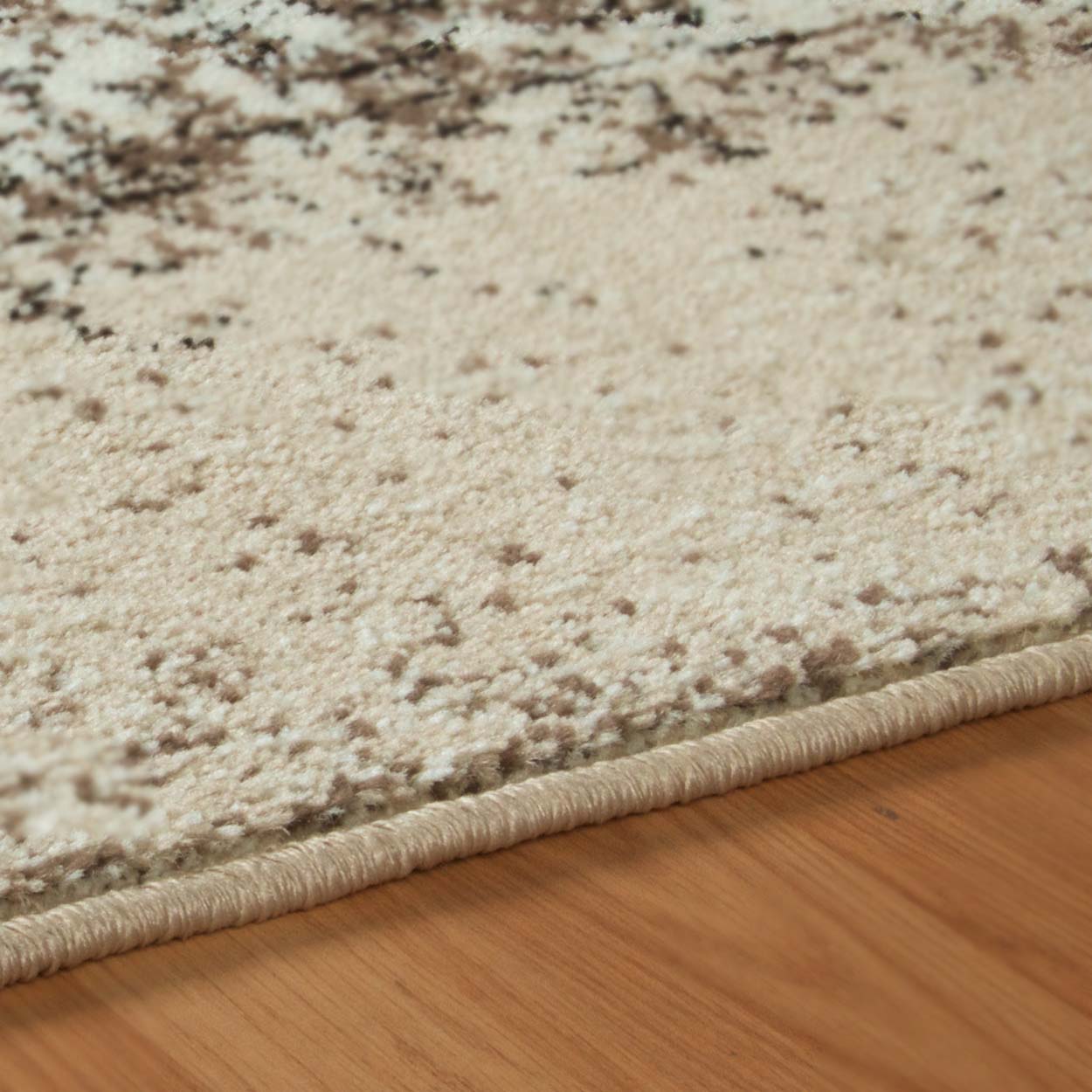 Bristol Distressed Abstract Damask Indoor Area Rug - Non-Slip Living Room Carpet Runner for Bedroom, Hallway & Entryway Decor