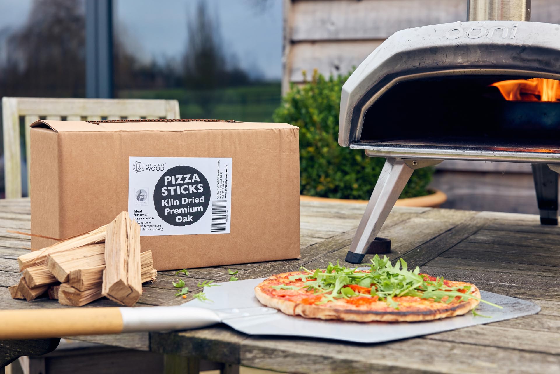 Premium Oak Pizza Sticks – Kiln-Dried Hardwood Kindling for Small & Mini Pizza Ovens – Fast Lighting, Long Burning, High Heat – Sustainably Sourced & Ready to Use – Perfect for Outdoor Pizza Parties, Campfires, and Wood-Fired Cooking