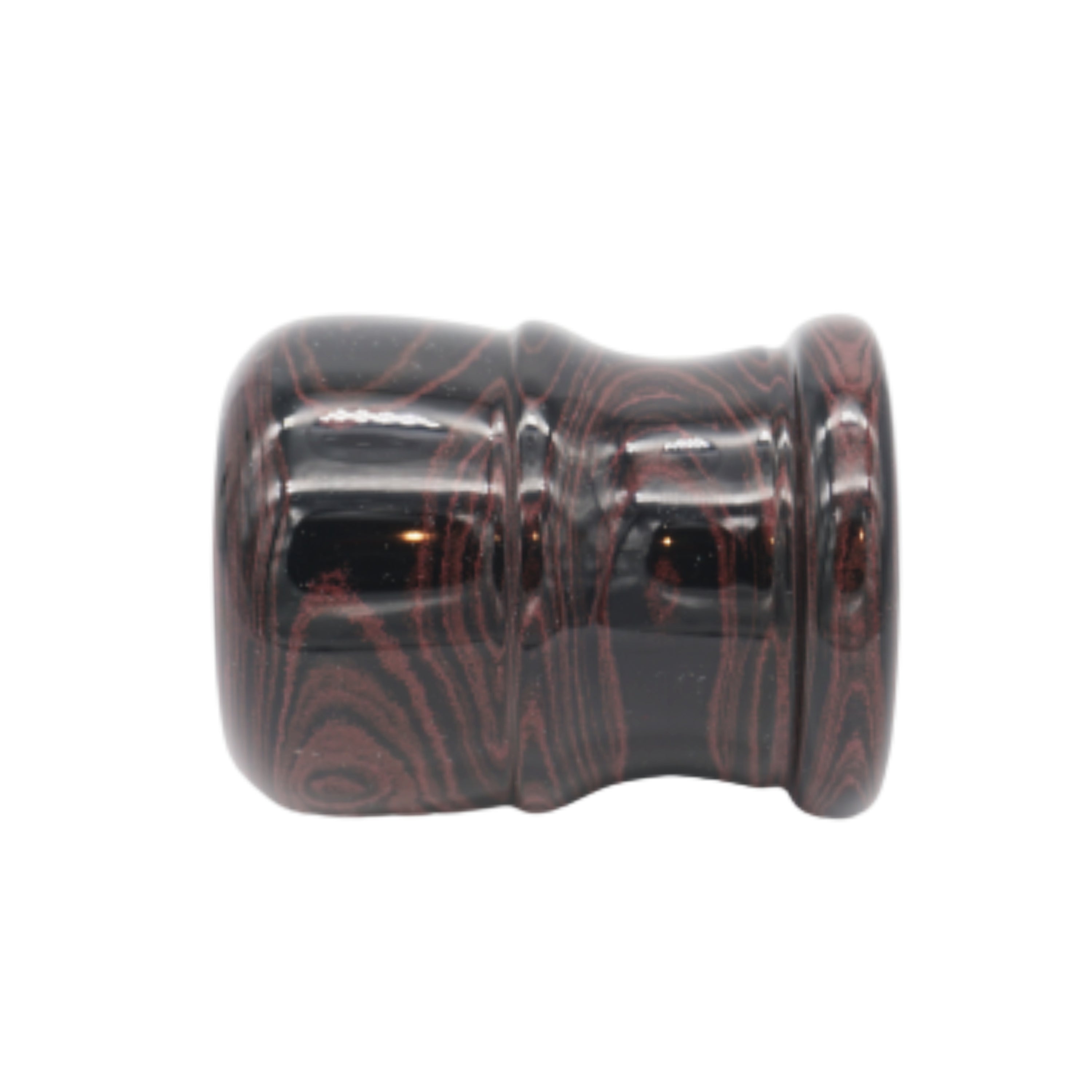 Premium Handcrafted Raspberry Ebonite Shaving Brush Handle - Compatible with 24mm & 26mm Knots - Luxury Wet Shaving Accessory for Men's Grooming Routine