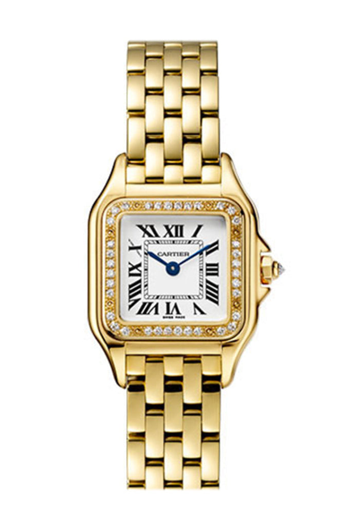 Cartier Panther Small Diamond Bezel Yellow Gold Ladies Watch WJPN0015 - Luxury Women's Wristwatch for Elegant Occasions & Special Events