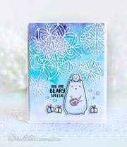 Waffle Flower Bear and Bird Stamp Set for Card Making, Scrapbooking & DIY Crafts - Perfect for Greeting Cards, Journals & Handmade Gifts