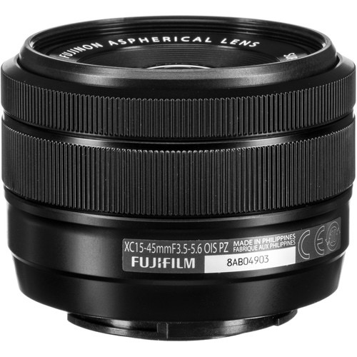 Fujifilm XC 15-45mm f/3.5-5.6 OIS PZ Zoom Lens for X-Mount Cameras (Black) - Perfect for Travel, Vlogging & Everyday Photography