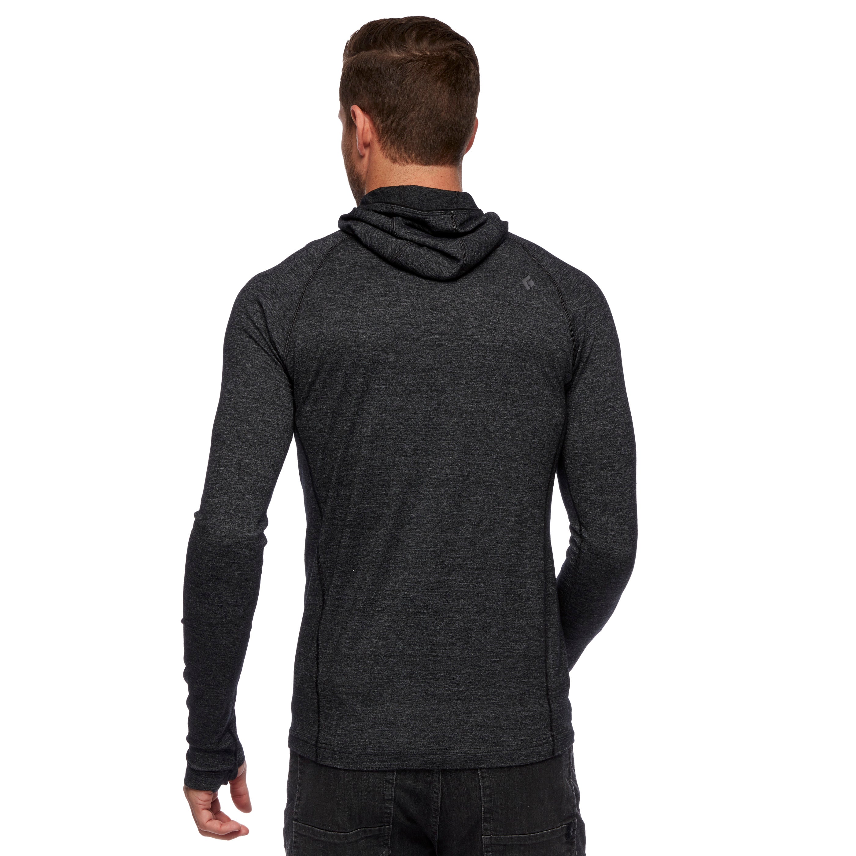 Men's Solution 150 Merino Wool Baselayer Crew Half Zip Hoody - Lightweight Thermal Underwear for Hiking, Skiing & Outdoor Activities
