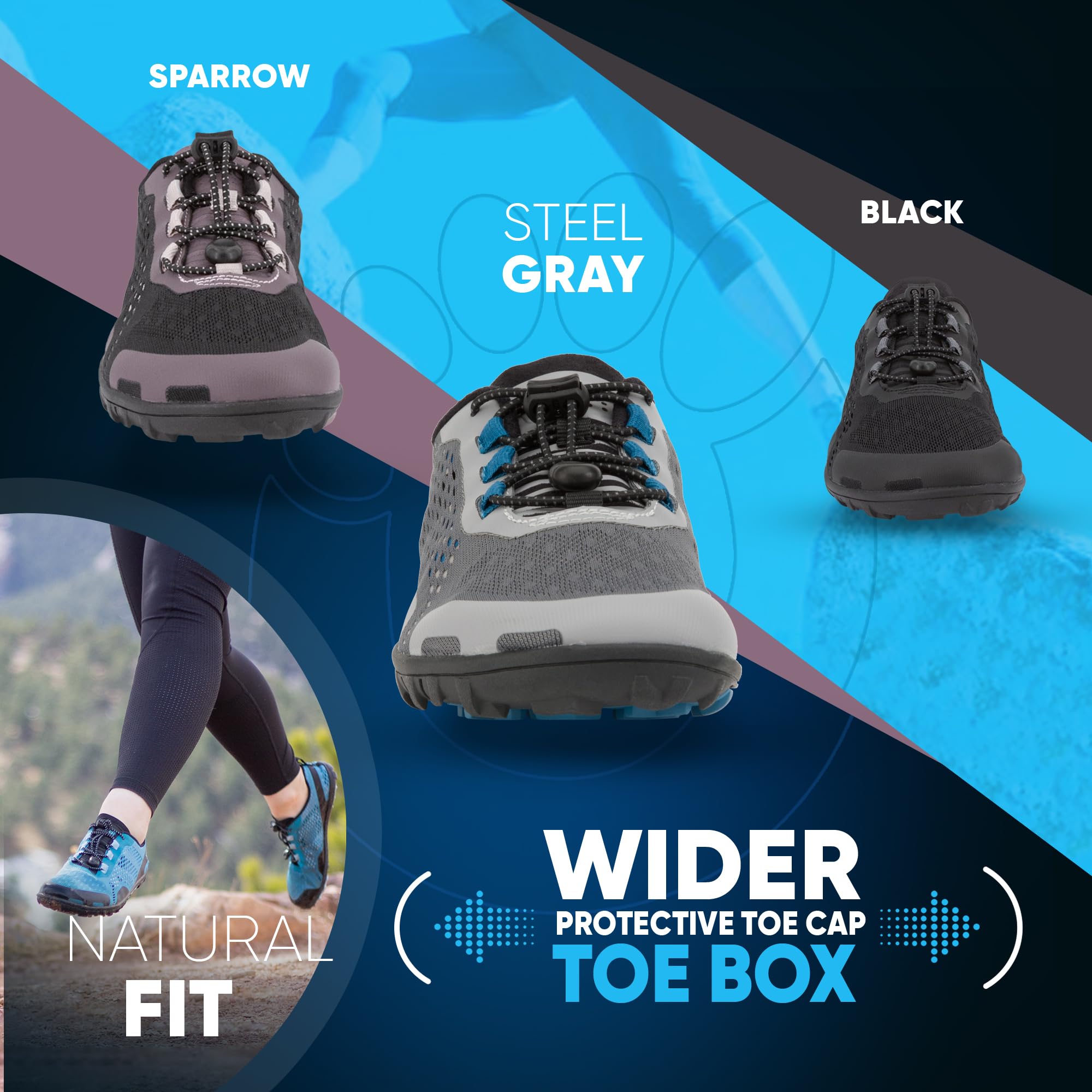 Xero Shoes Barefoot Water Shoes for Women - Aqua X Sport Minimalist Water Shoes with Wide Toe Box & Zero Drop Heel | Beach, Hiking, Running, Swimming, Yoga & Outdoor Activities