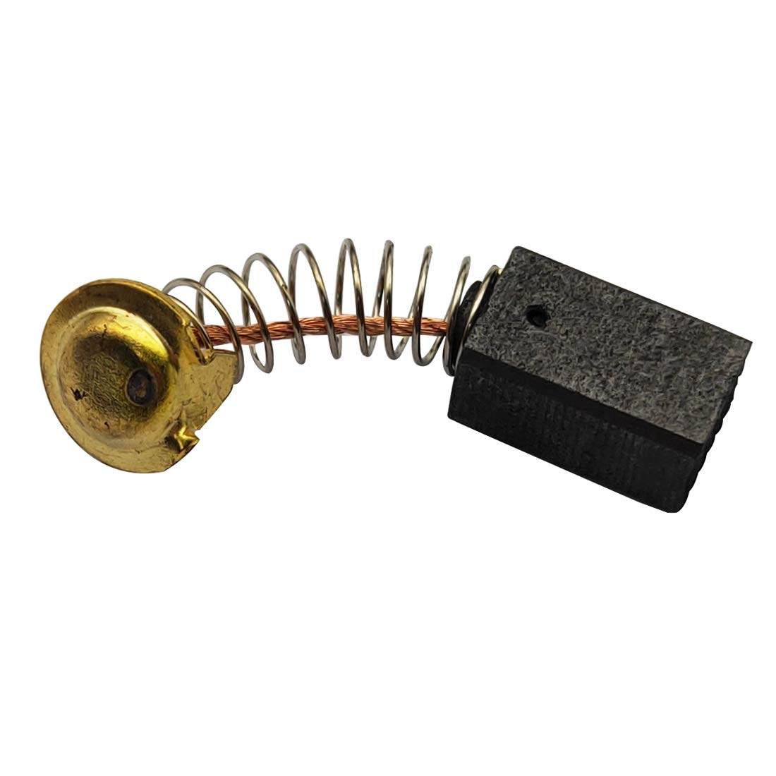 30 Pcs Carbon Brushes 6.5x7.5x12.5mm with Wire Leads & Springs - Replacement Motor Brushes for Angle Grinders, Power Tools, and Generic Electric Motors (Model 21#) - DIY Repair & Maintenance Accessories