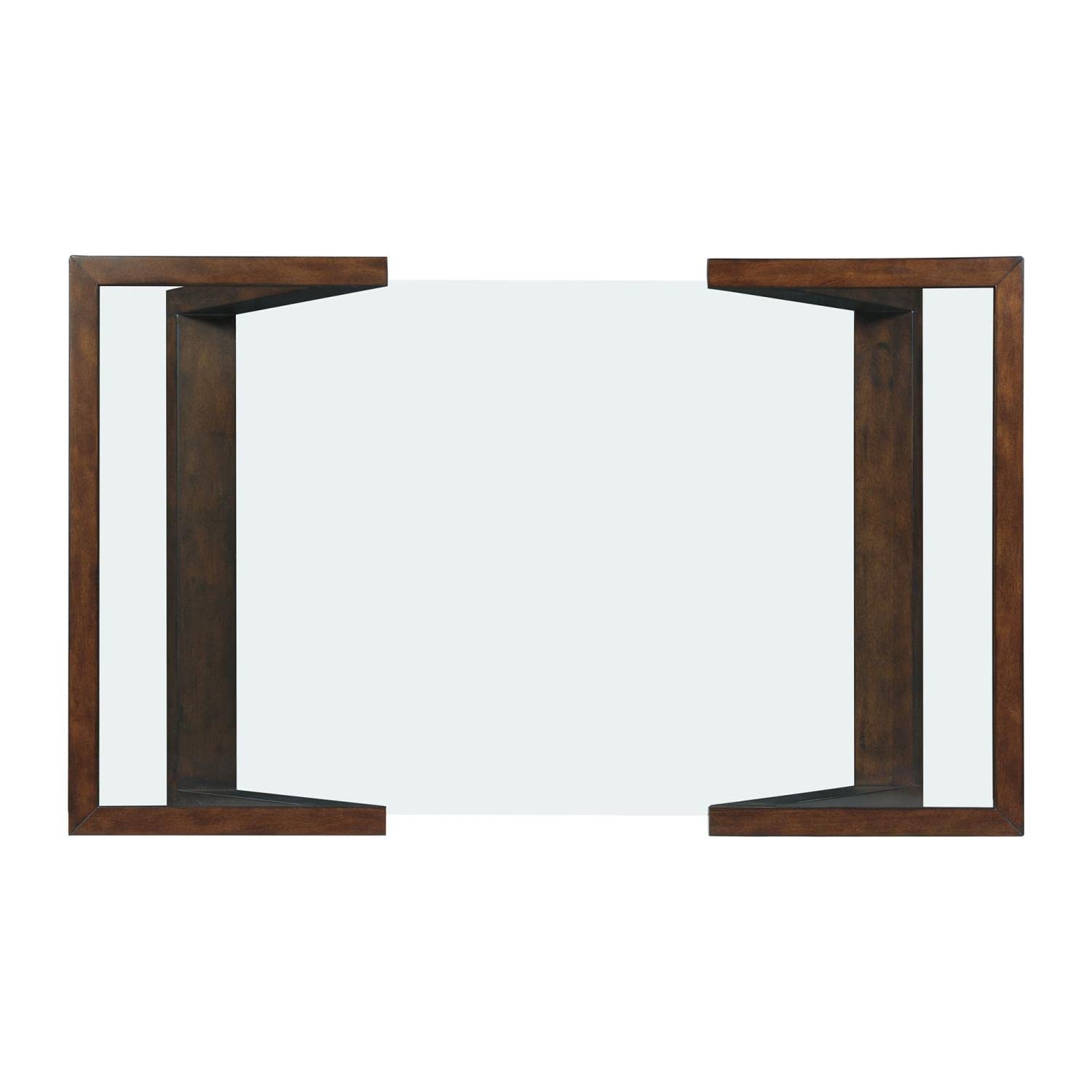 Picket House Furnishings Kai Rectangular Coffee Table - Dark Espresso Finish - Modern Living Room Furniture for Home Decor & Entertaining