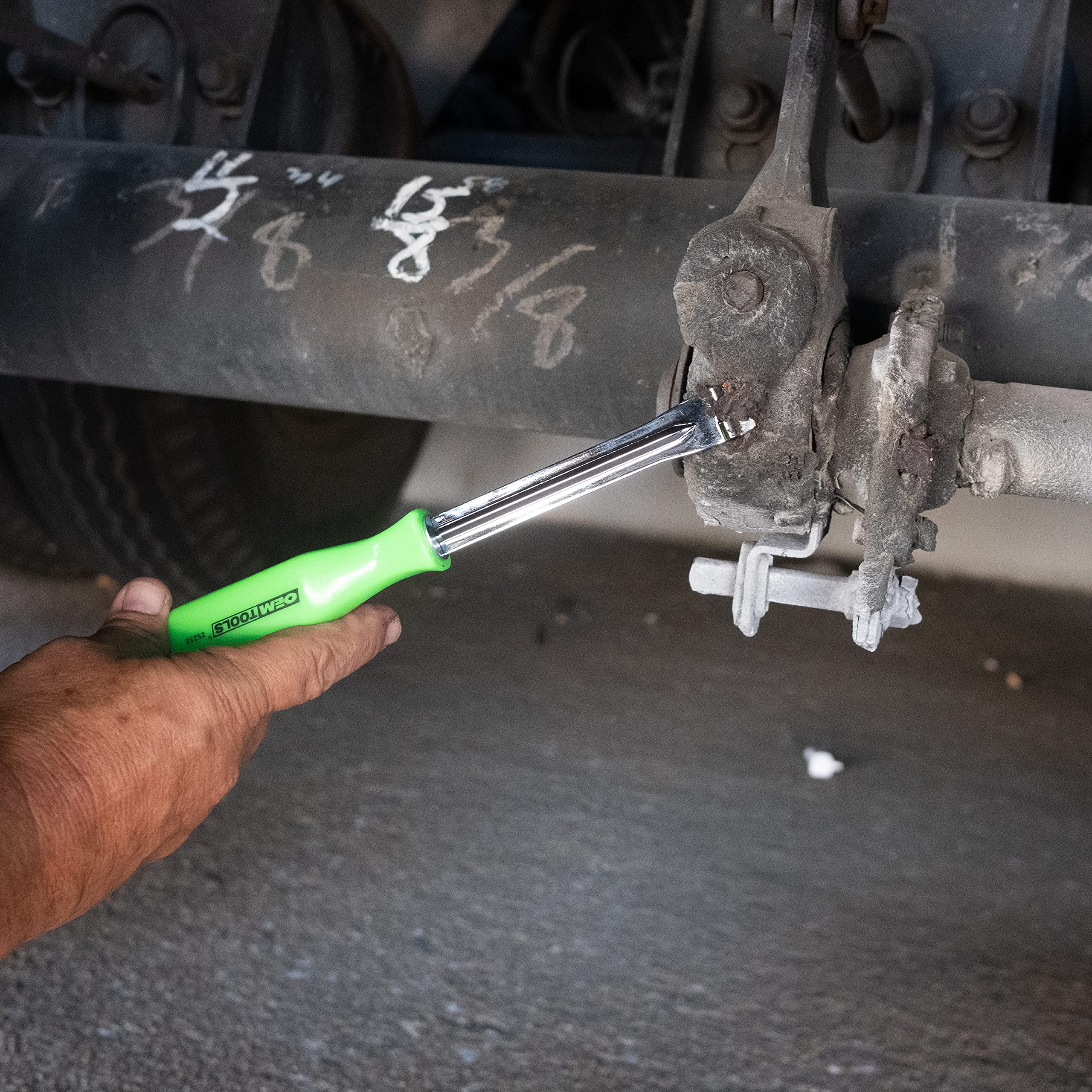 OEMTOOLS 25252 Automatic Slack Adjuster Tool & Wrench - Professional Brake Adjustment Kit for Semi Trucks & Trailers - Heavy Duty Air Brake Maintenance Tool for Truck Repair & Fleet Service