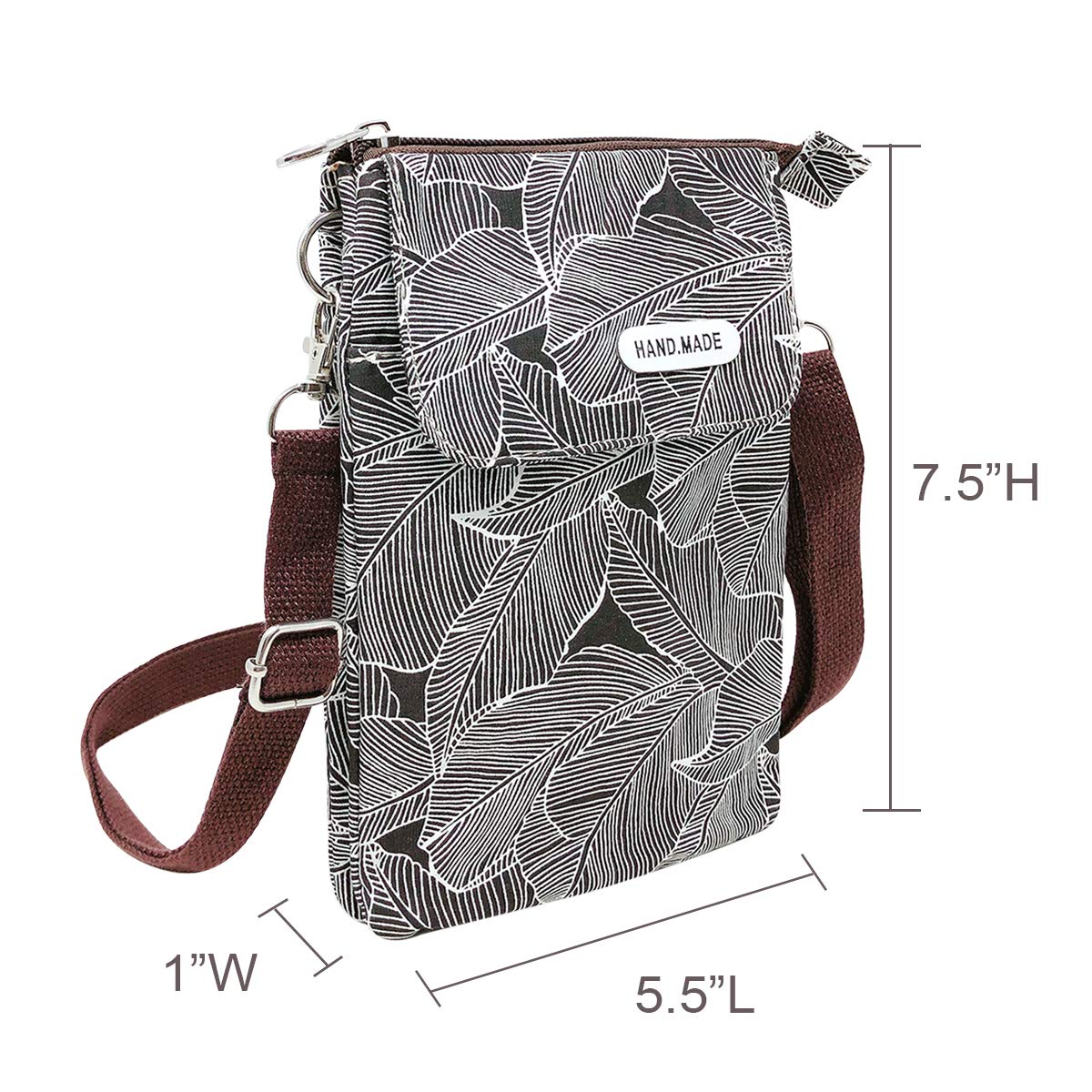 Allydrew Mini Crossbody Cell Phone Bag for Women - Small Purse with Adjustable Strap, RFID Blocking, Travel & Everyday Use