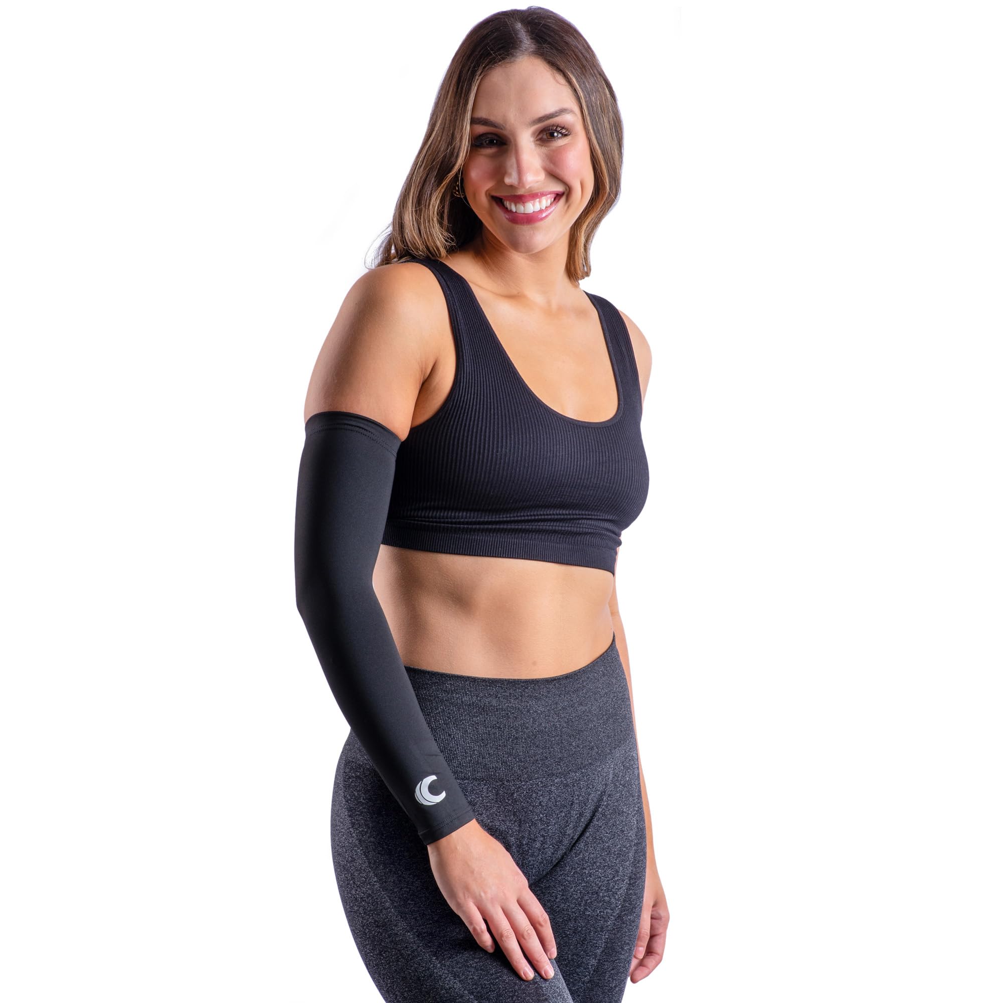Cooling Arm Sleeves for Men & Women - Breathable UV Sun Protection Sleeves with Moisture-Wicking Technology | Ideal for Running, Cycling, Hiking & Outdoor Sports (Pair)