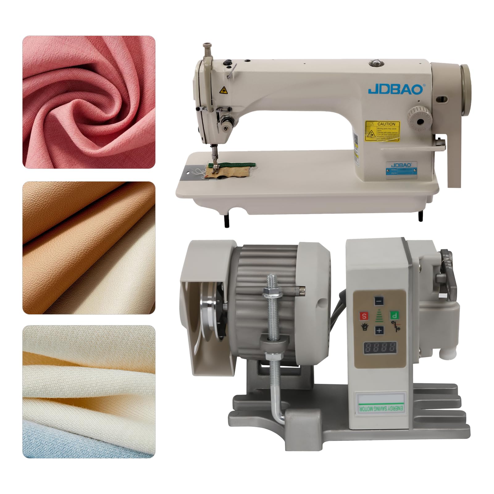 550W Heavy Duty Industrial Sewing Machine for Upholstery & Commercial Use - Professional Tailoring Equipment for Tailors, Drapery Makers, Fashion Designers & Dry Cleaners (Table Stand Not Included) | Perfect for Leather, Canvas, Denim & Heavy Fabrics