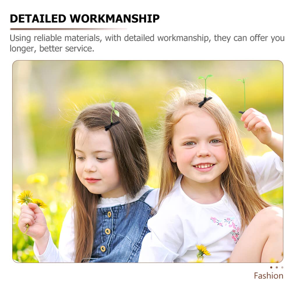 Beaupretty 40Pcs Cute Bean Sprout Hair Clips for Women Girls Kids - Fun Plant Grass Hair Accessories for School, Home, Party & Cosplay - Perfect for Daily Wear, Gifts & Themed Events