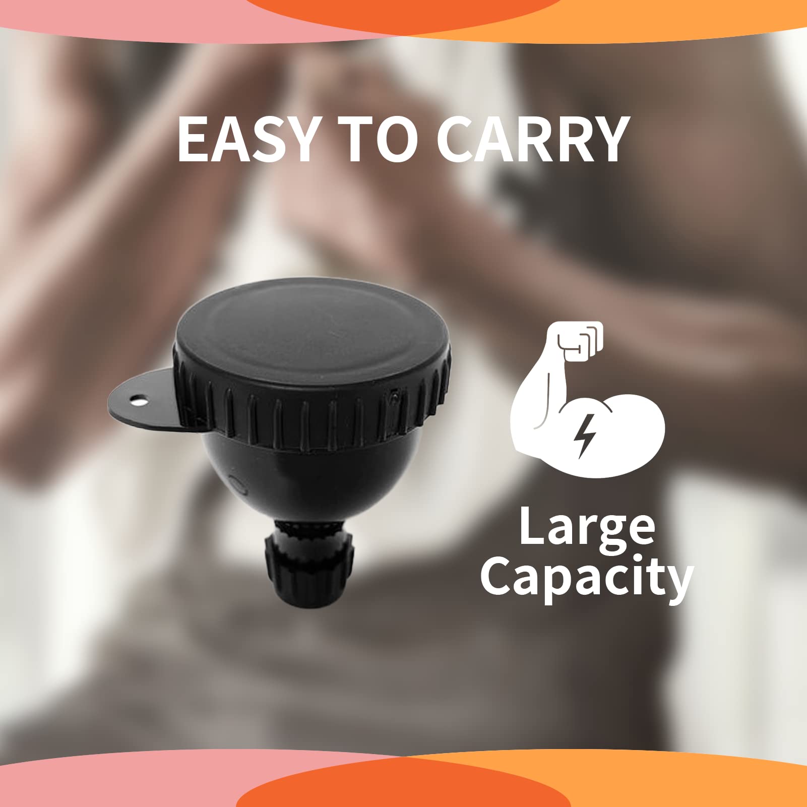 Portable Protein Powder Container Keychain - 2 Pack Gym Shaker Bottle Accessories with Funnel & Keyring - Perfect for Workout, Travel & On-the-Go Nutrition