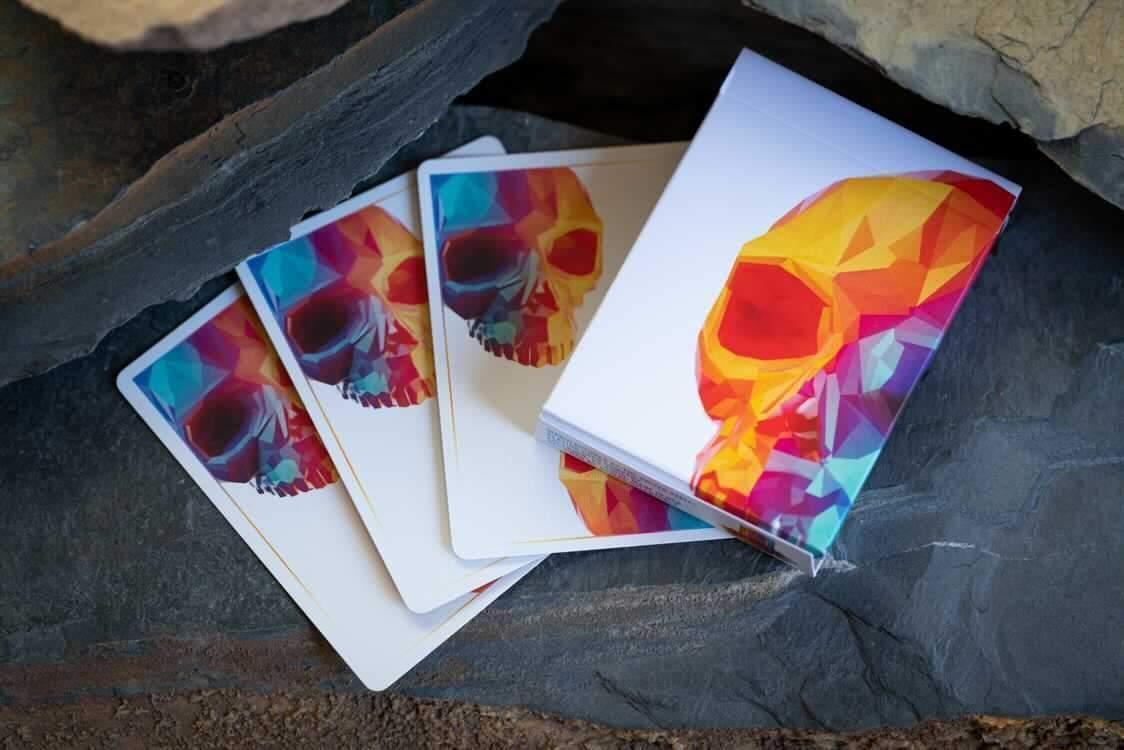 Gilded Memento Mori Genesis Playing Cards - Limited Edition Collectible Deck for Magic Tricks, Poker Games & Gift Giving