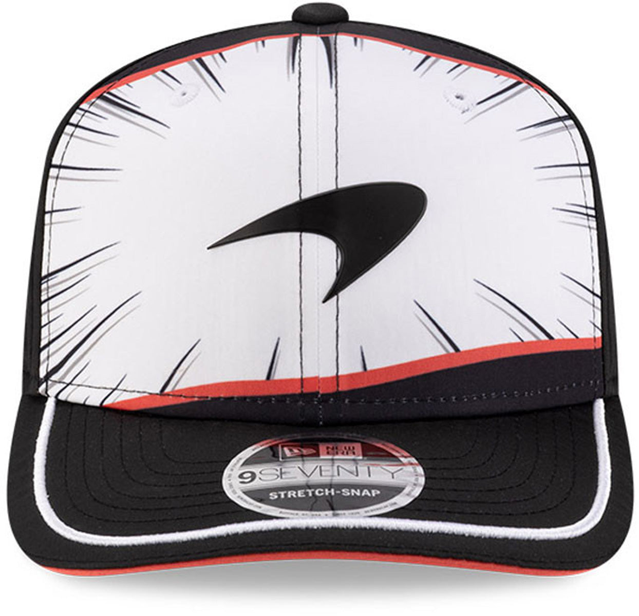 McLaren F1 New Era 9Seventy Japan GP Stretch Snapback Cap - Official Formula 1 Racing Hat for Men & Women - Perfect for Grand Prix Events, Car Enthusiasts & Sports Fans